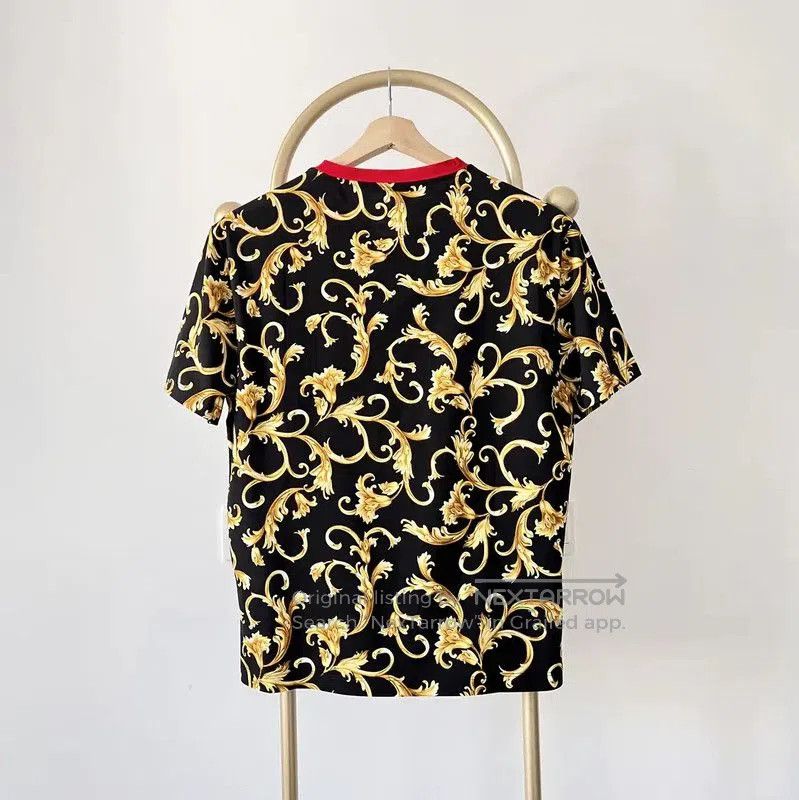 Versace Versace Multicolor Cotton Short Sleeve T-Shirt . Size US L / EU 52-54 / 3 - 6 Thumbnail