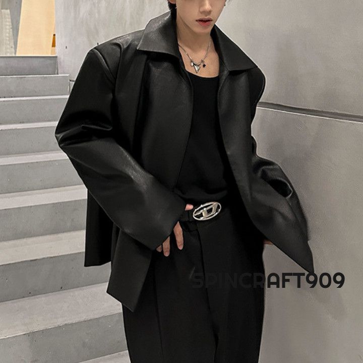 Other Black Faux Leather Jacket Size US M / EU 48-50 / 2 - 3 Thumbnail