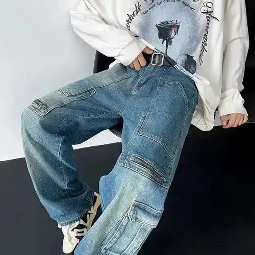Japanese Brand × Jean Y2K Pocket Zipper Baggy Jean Size US 32 / EU 48 - 3 Thumbnail