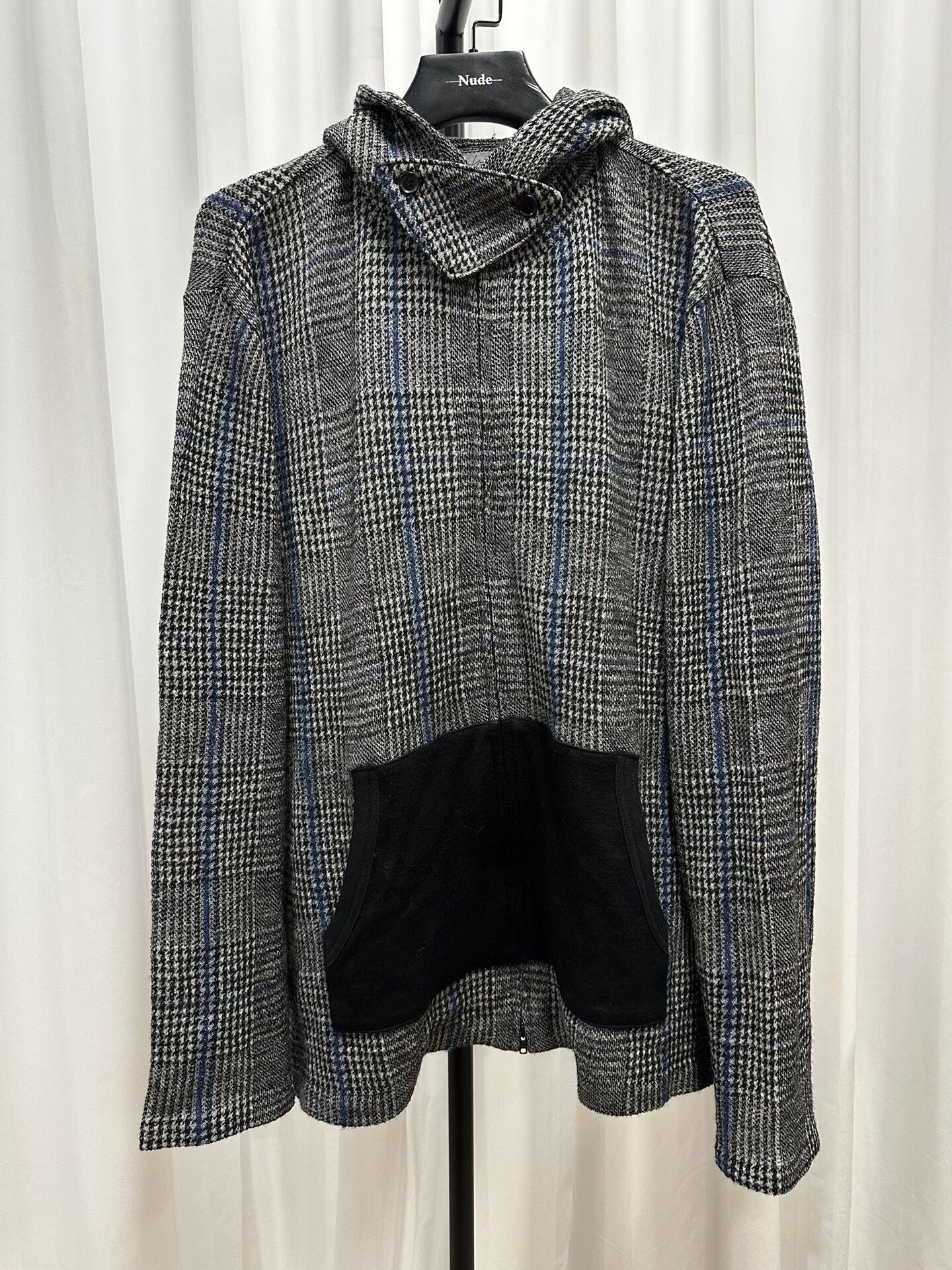 Yohji Yamamoto Yohji Yamamoto Wool Hooded Sweater Coat Size US L / EU 52-54 / 3 - 1 Thumbnail