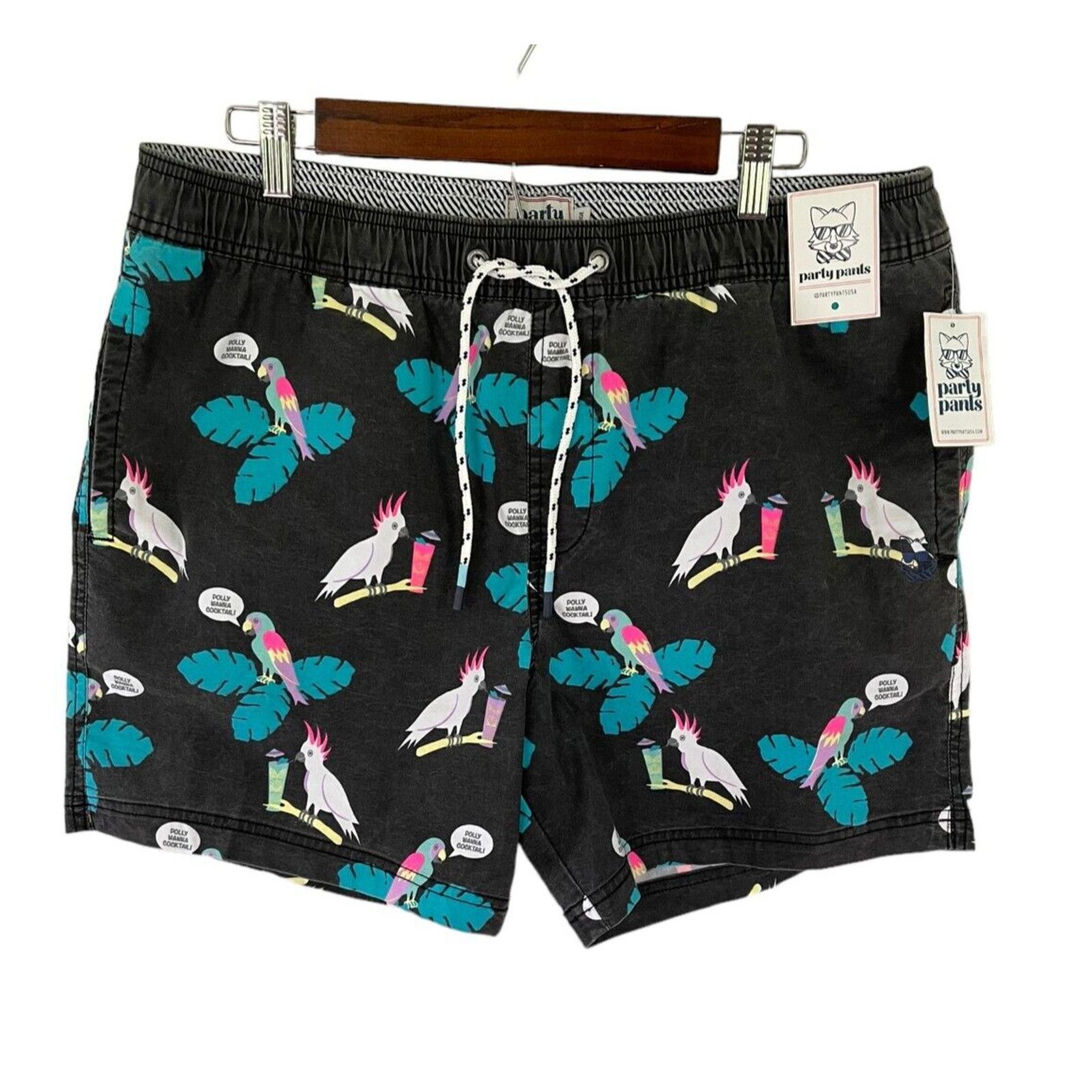 Zumiez NWT Men's Swim Trunks Zumiez Party Pants Size XL Size US 40 / EU 56 - 3 Thumbnail