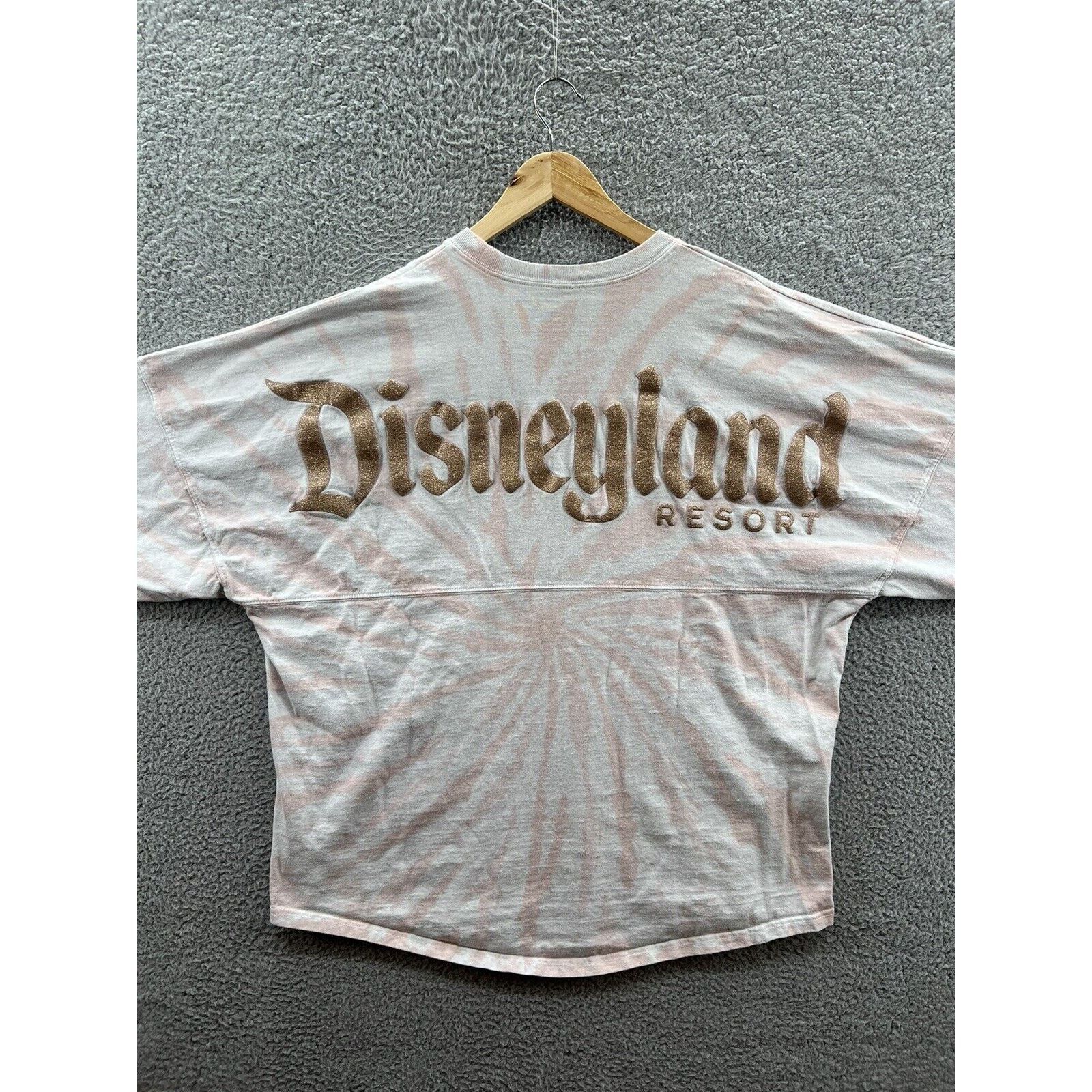 Disney Disney Disneyland Pink Tie Dye Long Sleeve Shirt Size Large Size L / US 10 / IT 46 - 2 Thumbnail