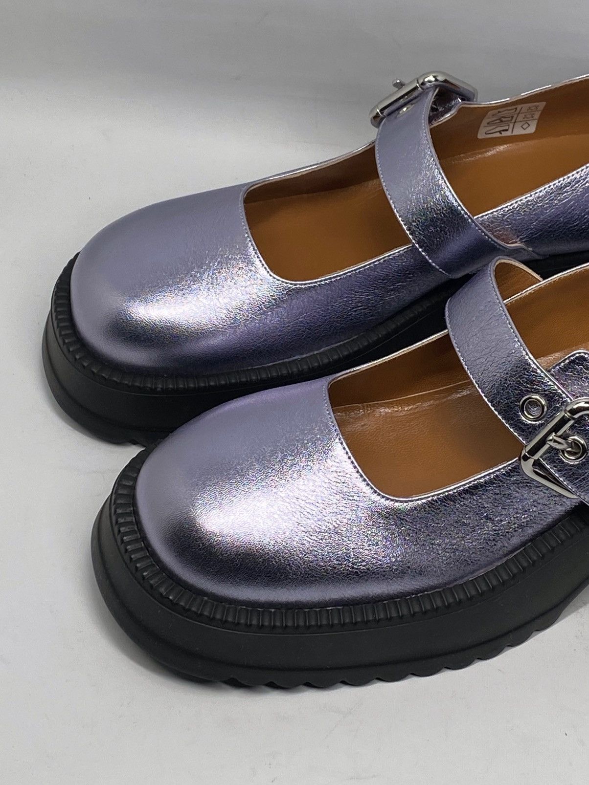 Marni Marni Blue Leather Mary Jane Platform Loafers size 39 Size US 9 / IT 39 - 7 Thumbnail