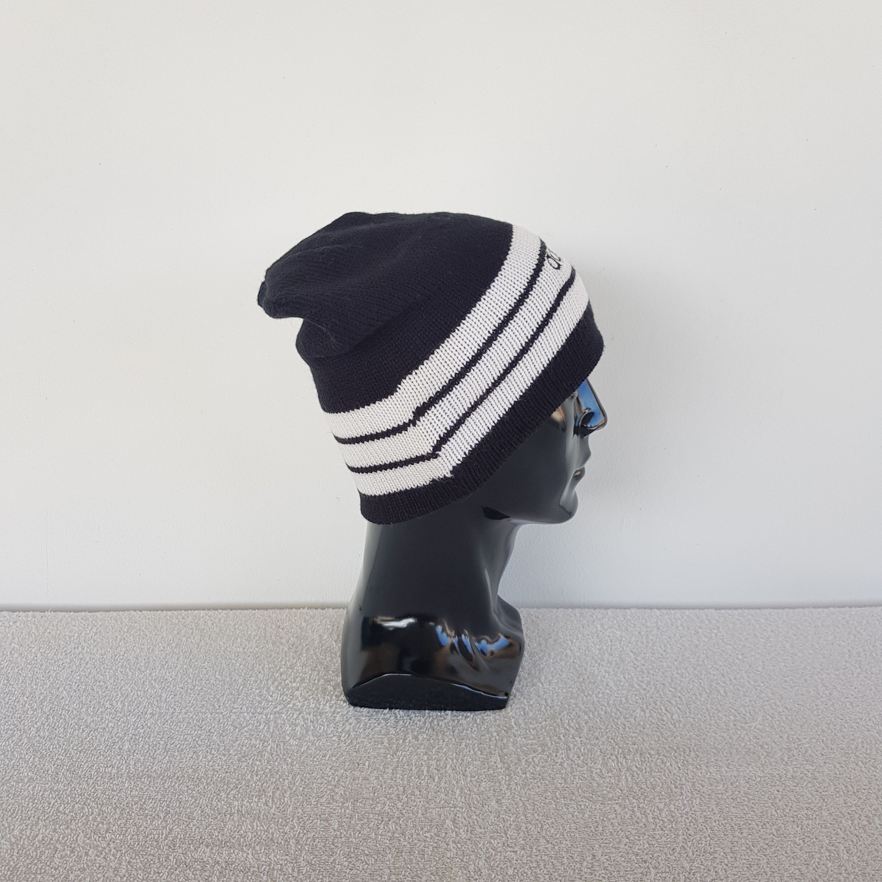 Japanese Brand Vintage Adidas Beanie Fair Isle Ribbed Knit Snow Caps Hats Size ONE SIZE - 3 Thumbnail