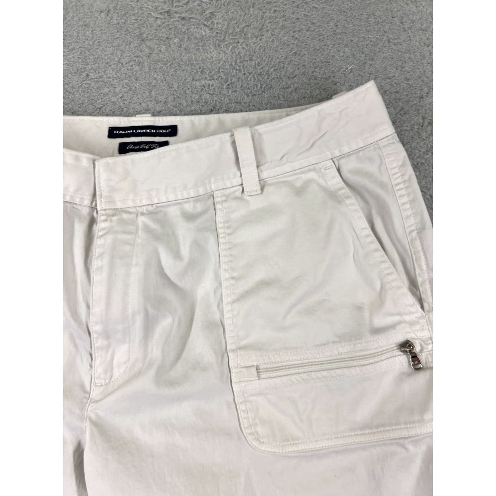 Ralph Lauren Ralph Lauren Golf Shorts Women 14 White Classic Golf Fit Cargo Nylon Blend 32x11 Size 36" / US 14 / IT 50 - 5 Thumbnail