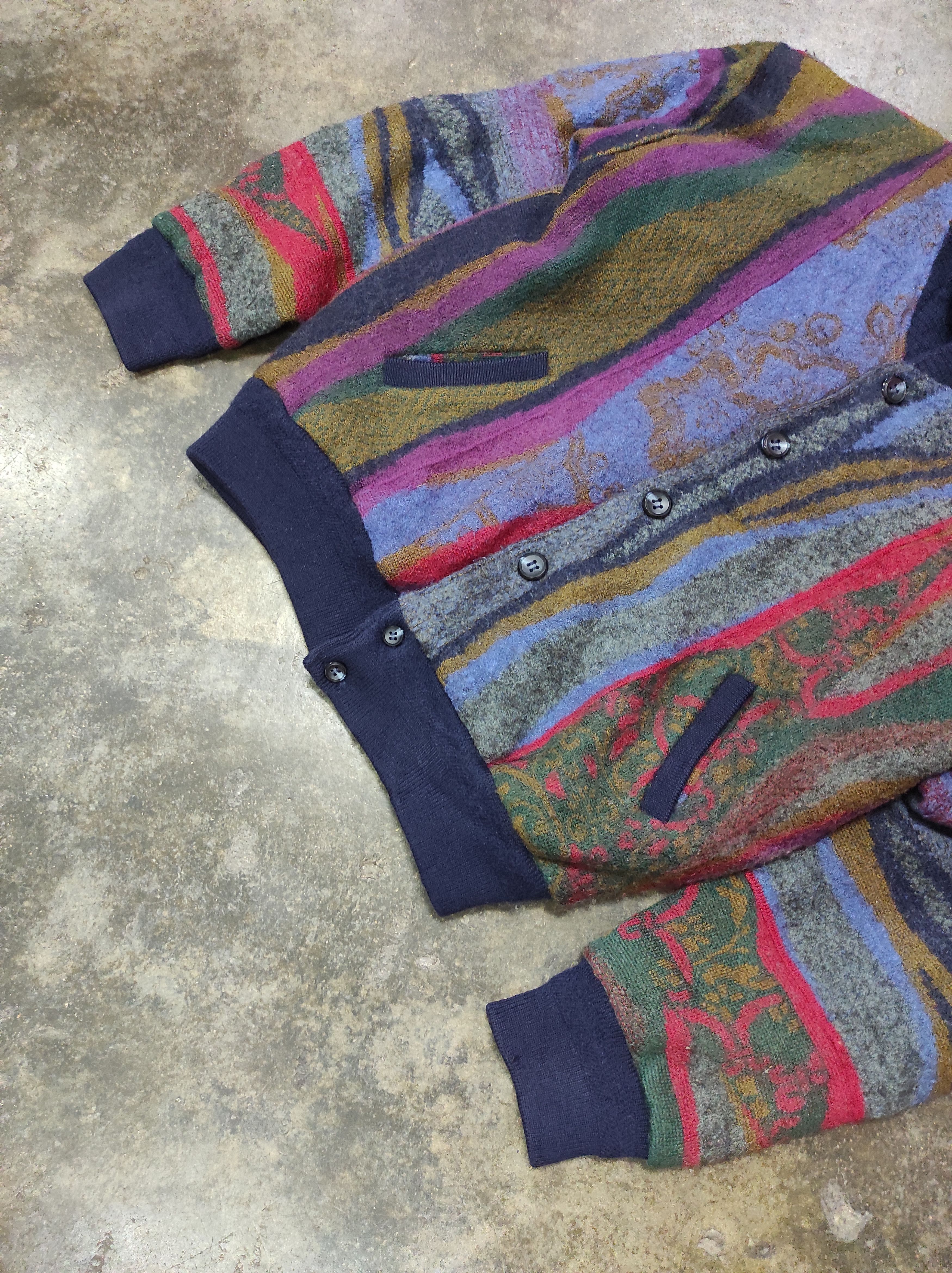 Other MODIGLIANI UOMO COORDWEAR ITALY KNIT JACKET SWEATER Size US L / EU 52-54 / 3 - 5 Thumbnail