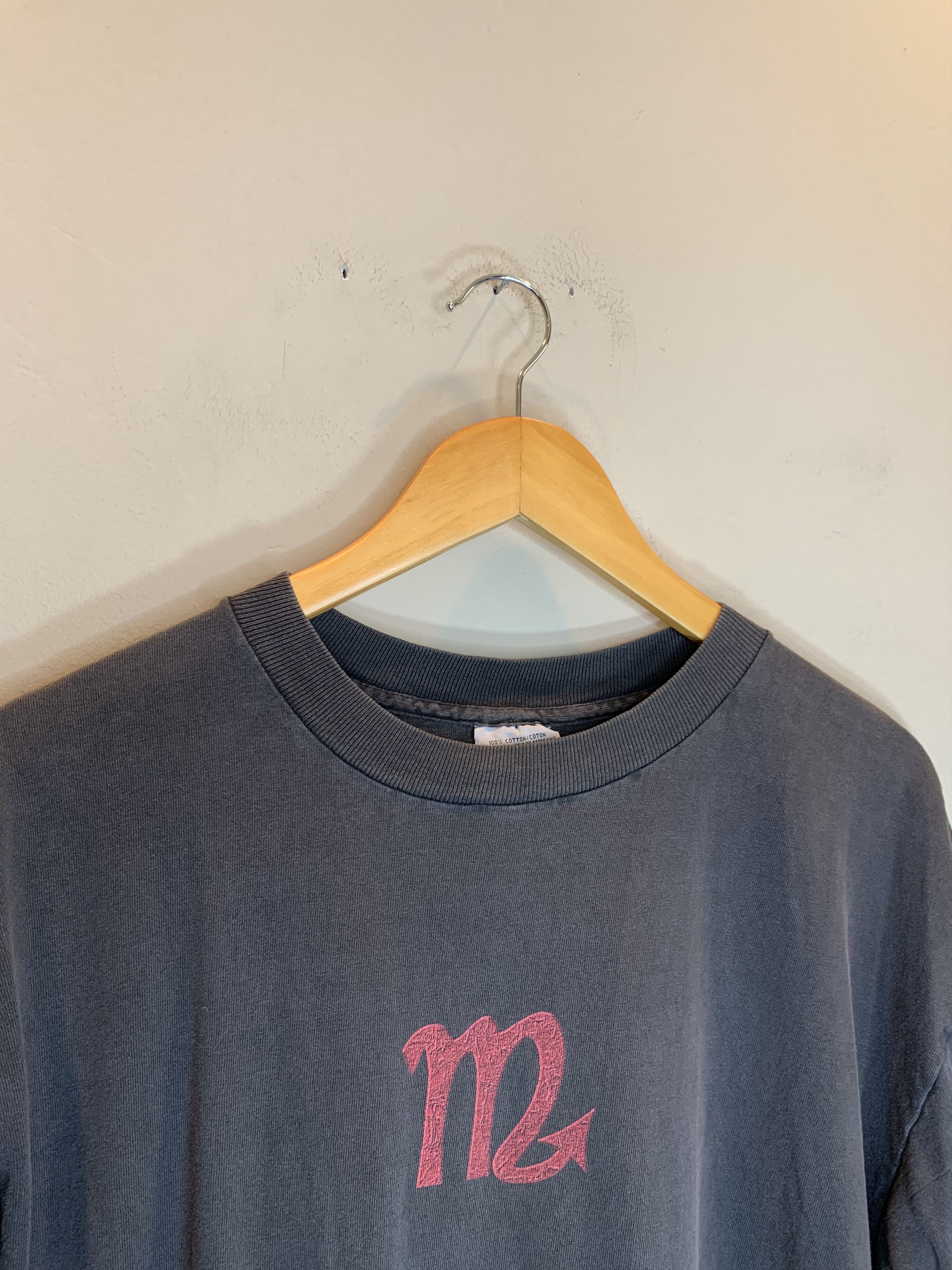 Vintage RARE Vintage 90s Scorpio Astrology Art Single Stitch T-Shirt Size US L / EU 52-54 / 3 - 4 Thumbnail