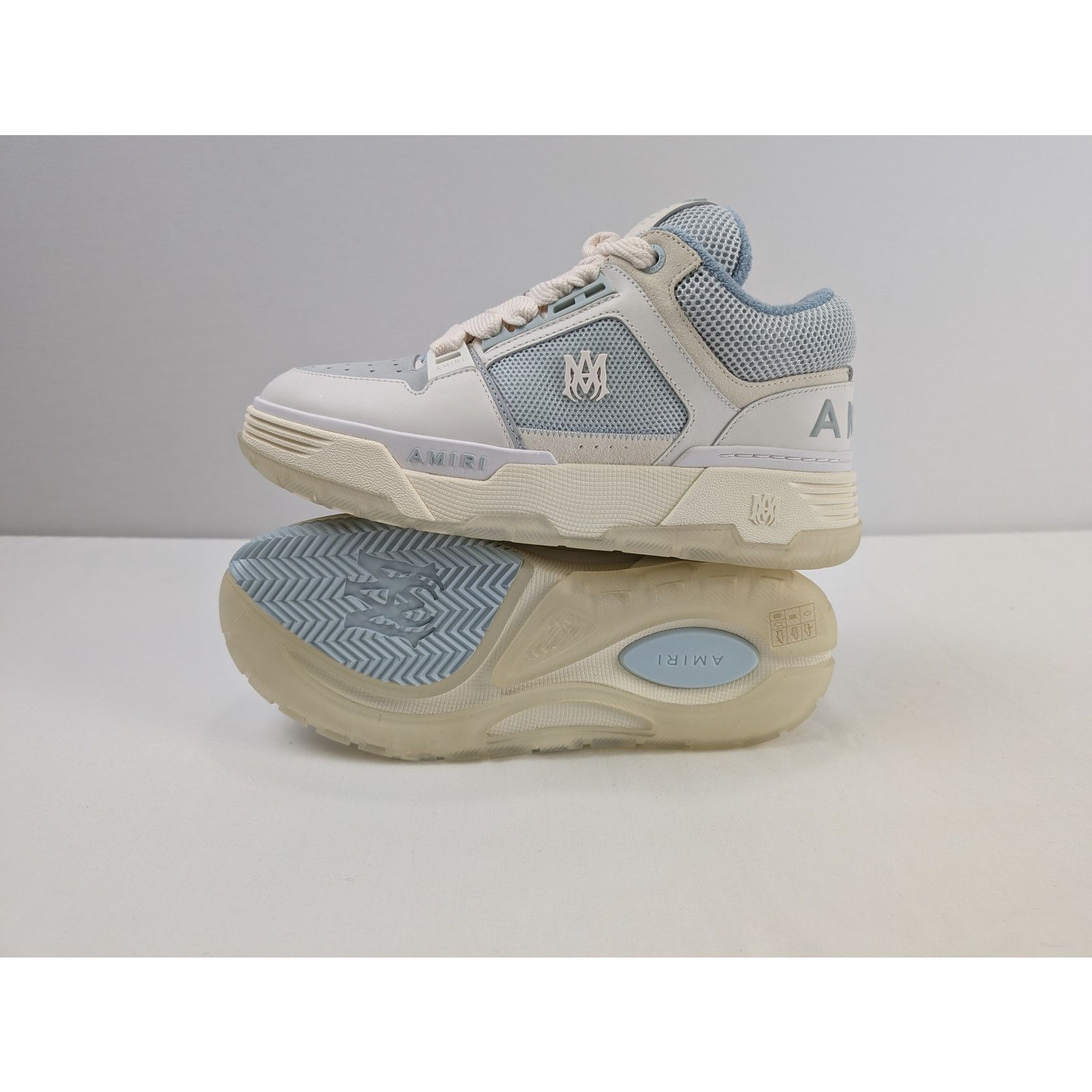 Amiri o1rshd1 Q:2 / MA-1 Sneakers in Ice Blue Size US 9 / EU 42 - 9 Thumbnail