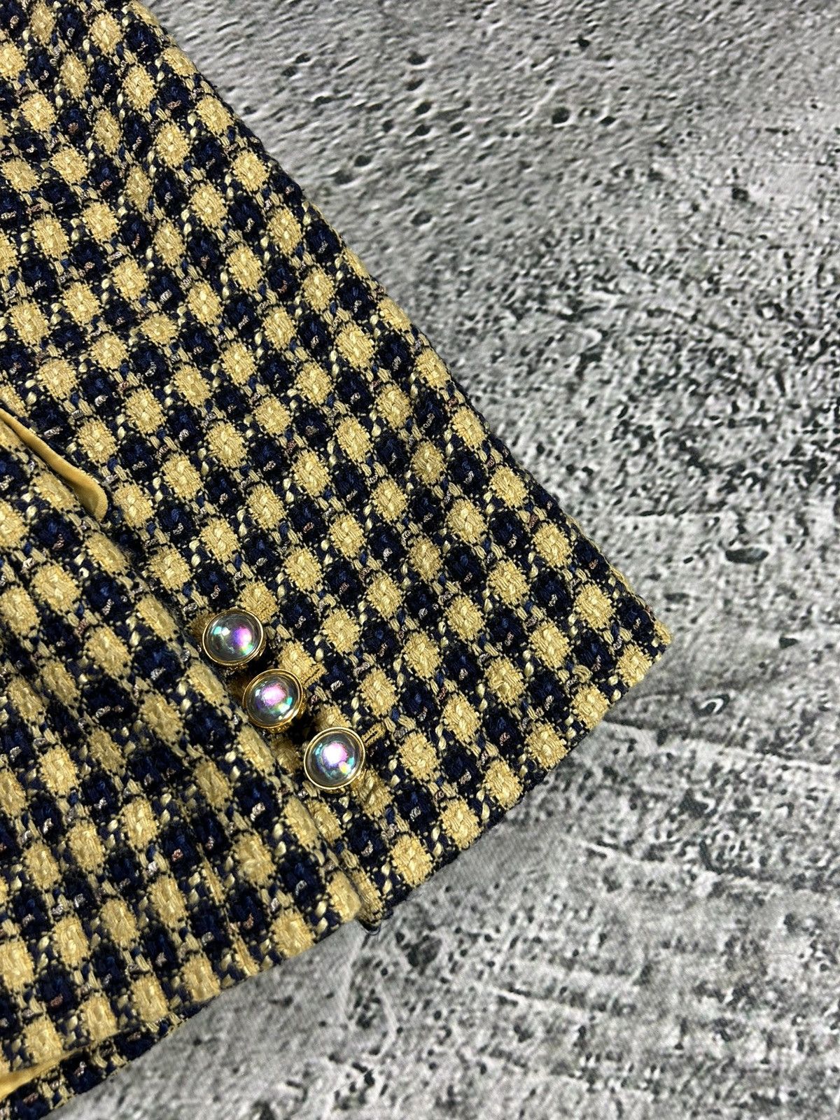 Escada Escada vintage suit wool set blazer + skirt yellow Size XS / US 0-2 / IT 36-38 - 8 Thumbnail