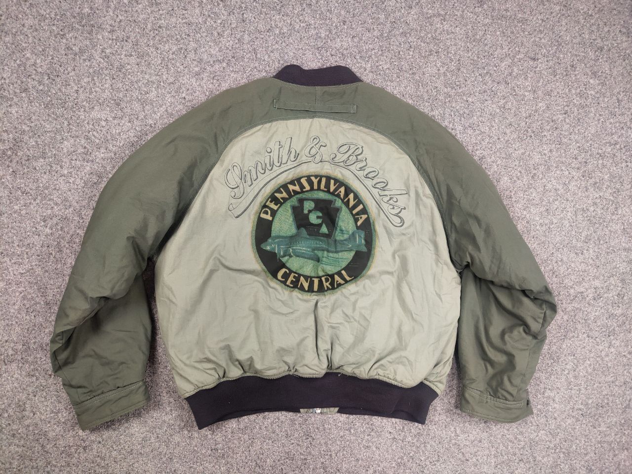 Vintage Vintage 90's Pennsylvania Central Patsh Bomber Jacket USA Size US L / EU 52-54 / 3 - 10 Thumbnail