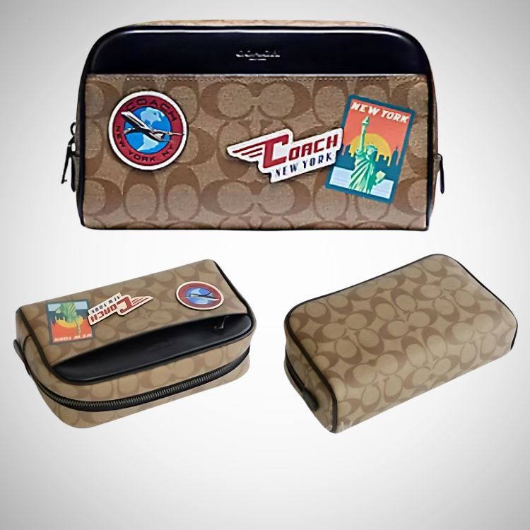 Coach Coach Travel Kit in Signature Monogram with NYC Emblem Size ONE SIZE - 6 Thumbnail