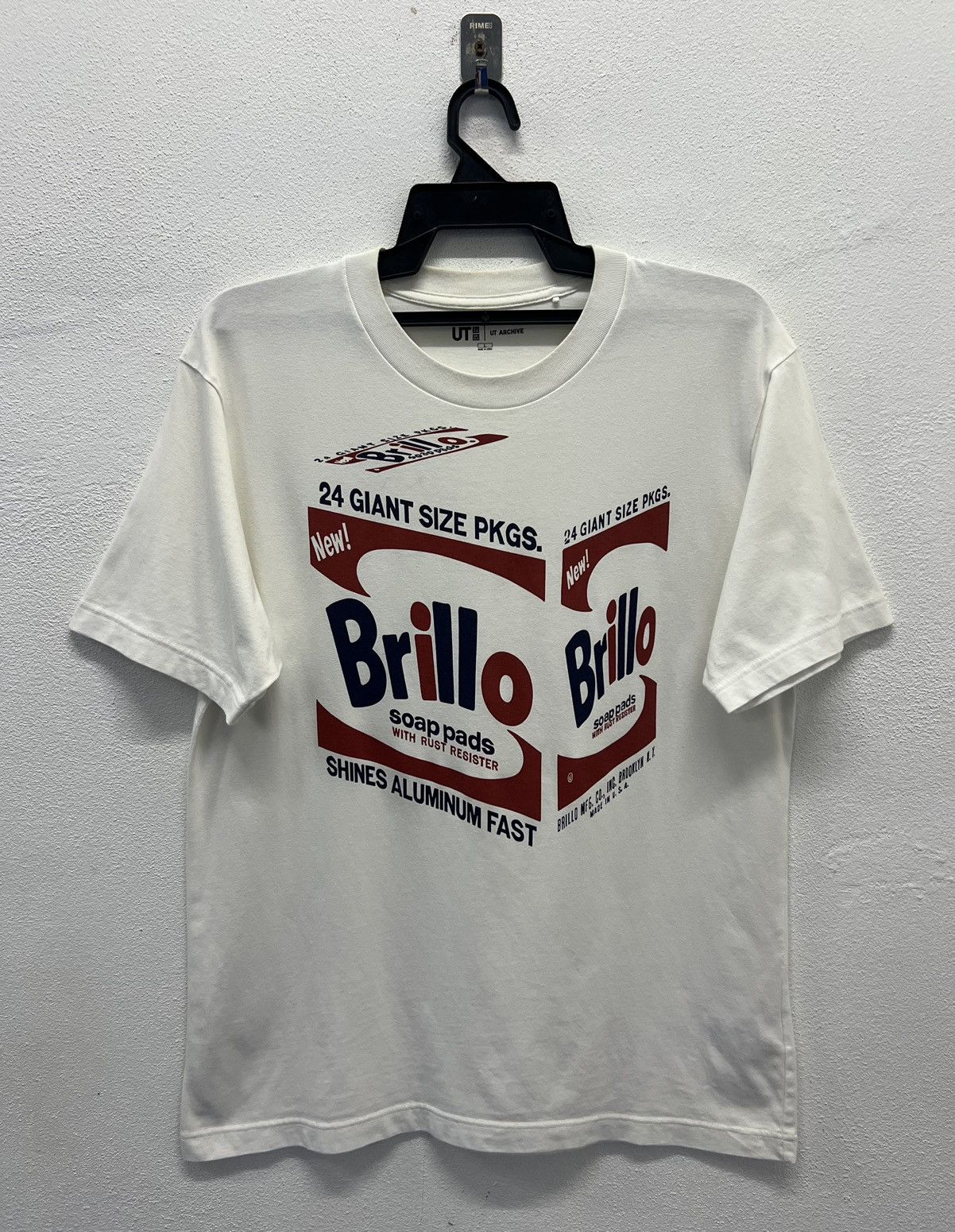 Andy Warhol × Uniqlo × Vintage VINTAGE UNIQLO UT ARCHIVE ANDY WARHOL BRILLO SOAP PADS SHIRT Size US L / EU 52-54 / 3 - 1 Thumbnail