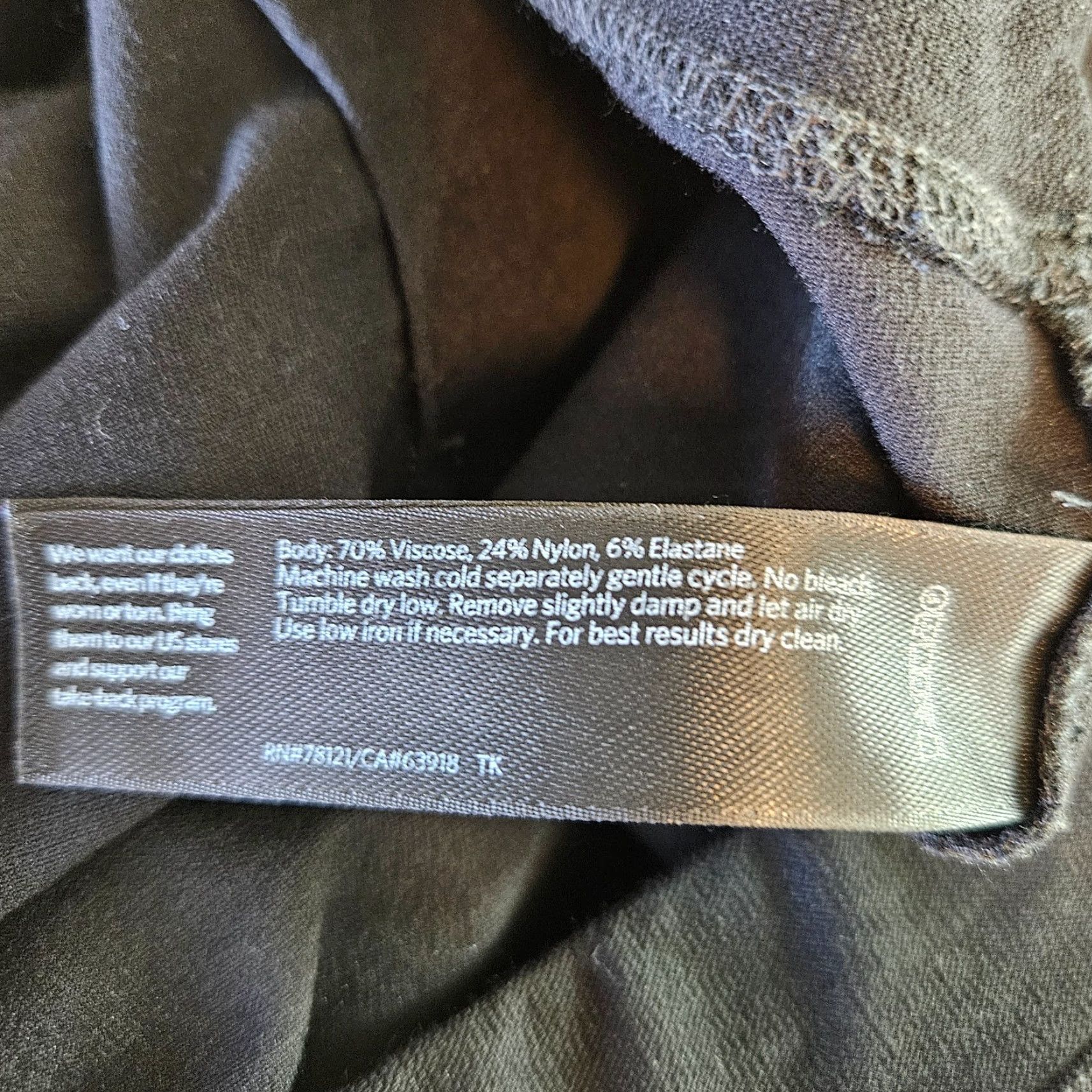 Eileen Fisher Eileen Fisher Womens Ankle Pant Sz M Black Pull On Size 32" / US 10 / IT 46 - 6 Thumbnail