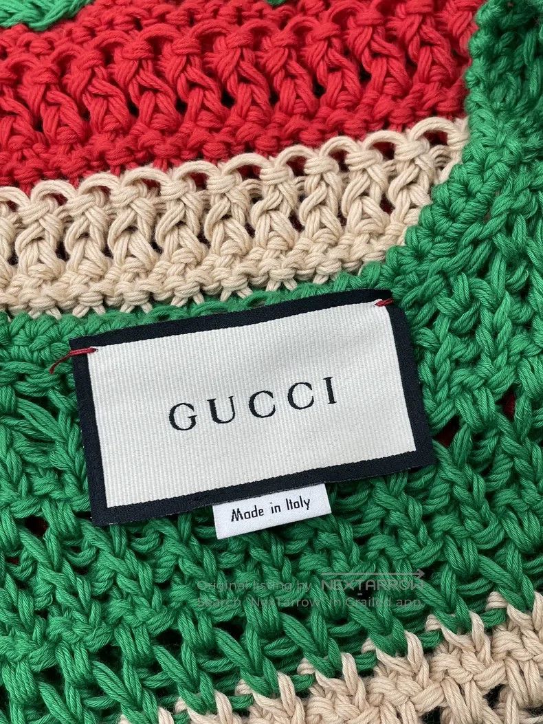 Gucci Gucci Green striped knitted vest sleeveless Size XS / US 0-2 / IT 36-38 - 3 Thumbnail