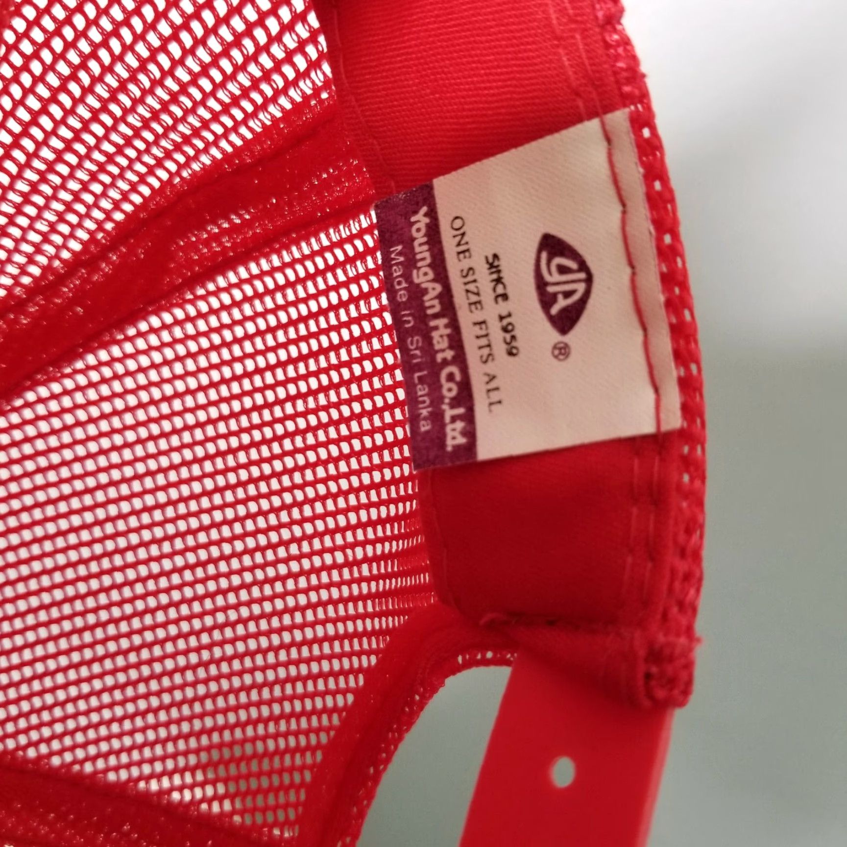 Vintage Vintage Red Trucker Snapback Hat Dad Cap 1980s Short description? Original Vintage Trucker Snapback Hat Dad Cap Red Size ONE SIZE - 7 Thumbnail
