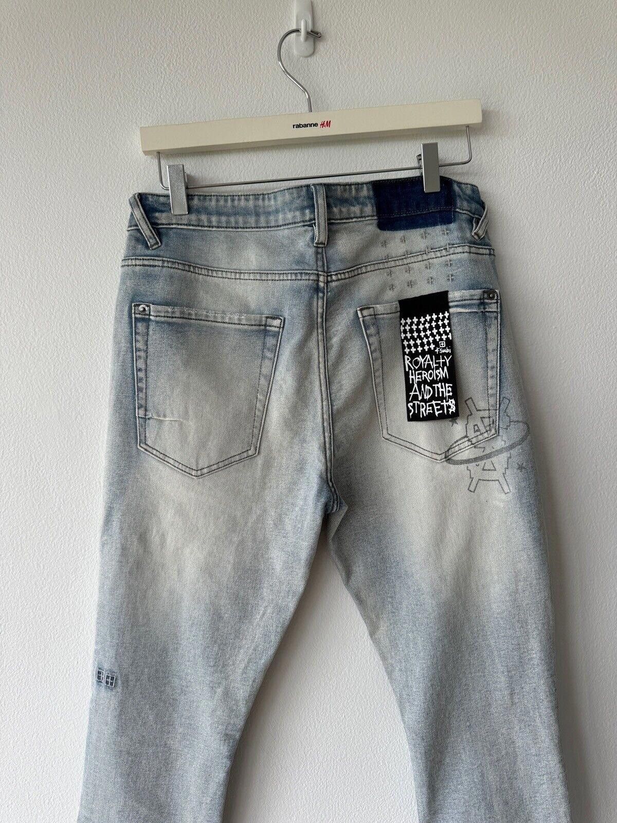 Ksubi Ksubi mens denim jean van winkle 32 blue globe cycle Size US 32 / EU 48 - 6 Thumbnail