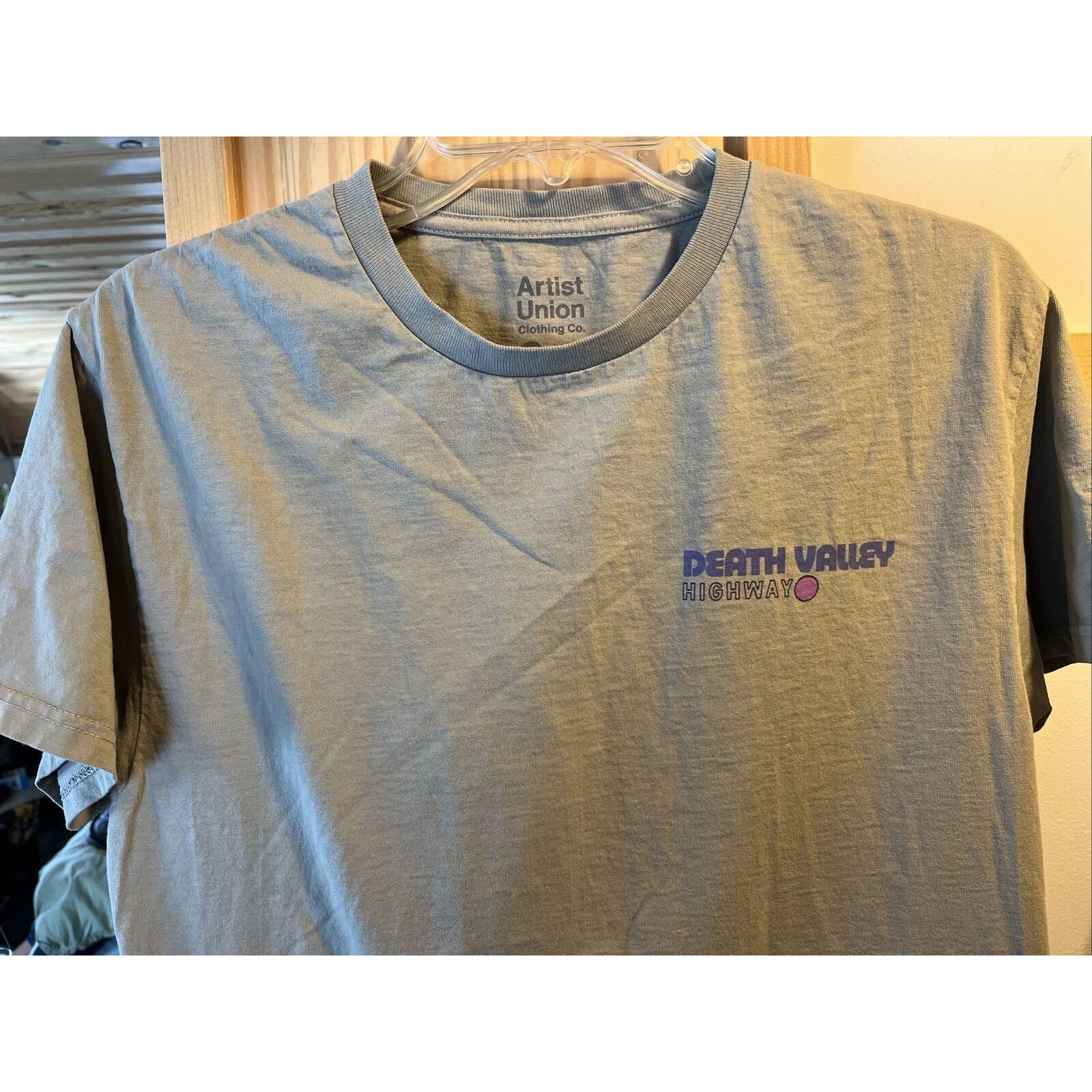 Other Artist Union Clothing Men’s M Gray Death Valley Cotton Shirt Size US M / EU 48-50 / 2 - 7 Thumbnail