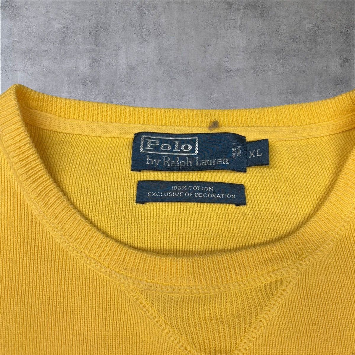 Polo Ralph Lauren Yellow Polo Sweater Size US XL / EU 56 / 4 - 4 Thumbnail