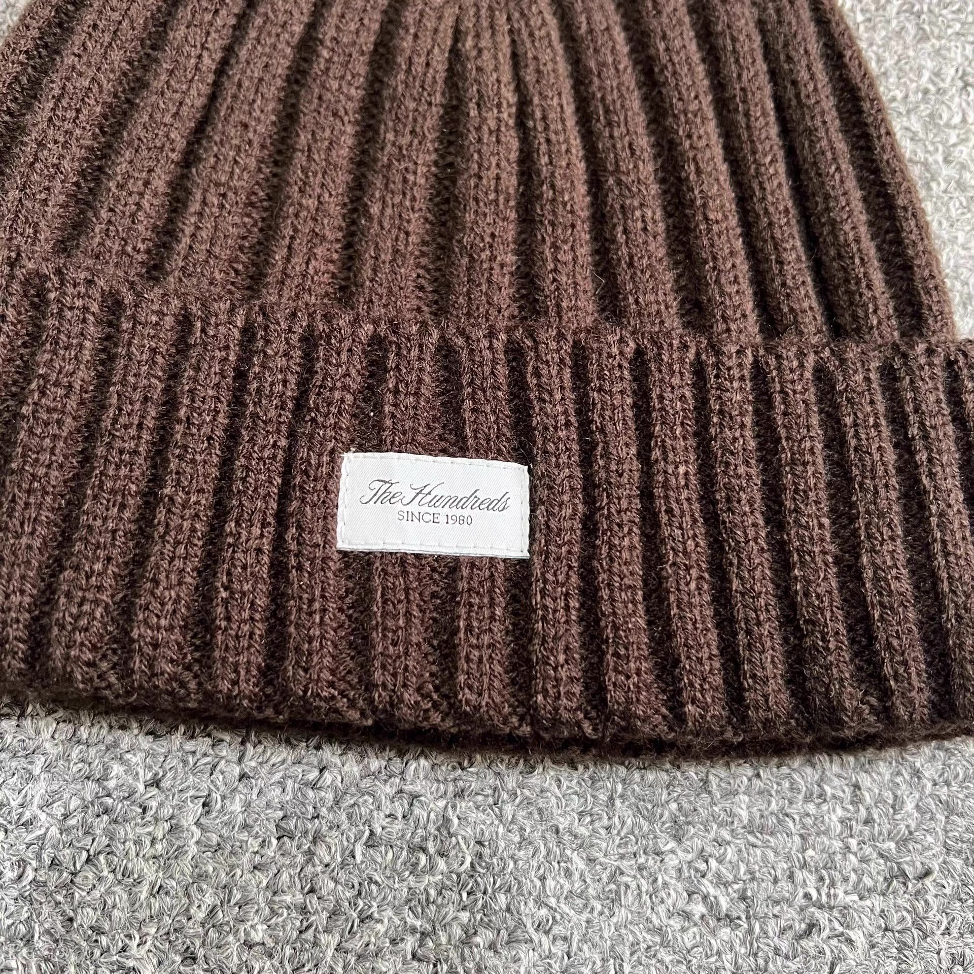 The Hundreds The Hundreds Patch Embroidered Knitted Beanie Q7 Size ONE SIZE - 7 Thumbnail
