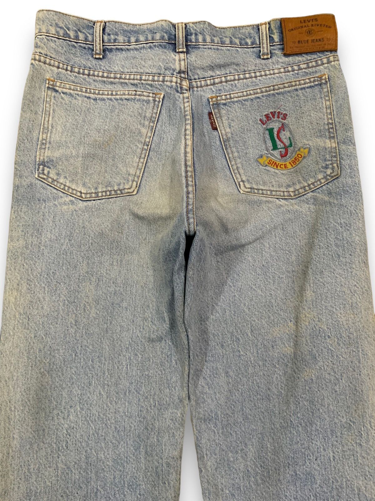 Levi's Vintage 1989s Levis Japan Original Riveted Big E Jeans Size US 32 / EU 48 - 12 Thumbnail