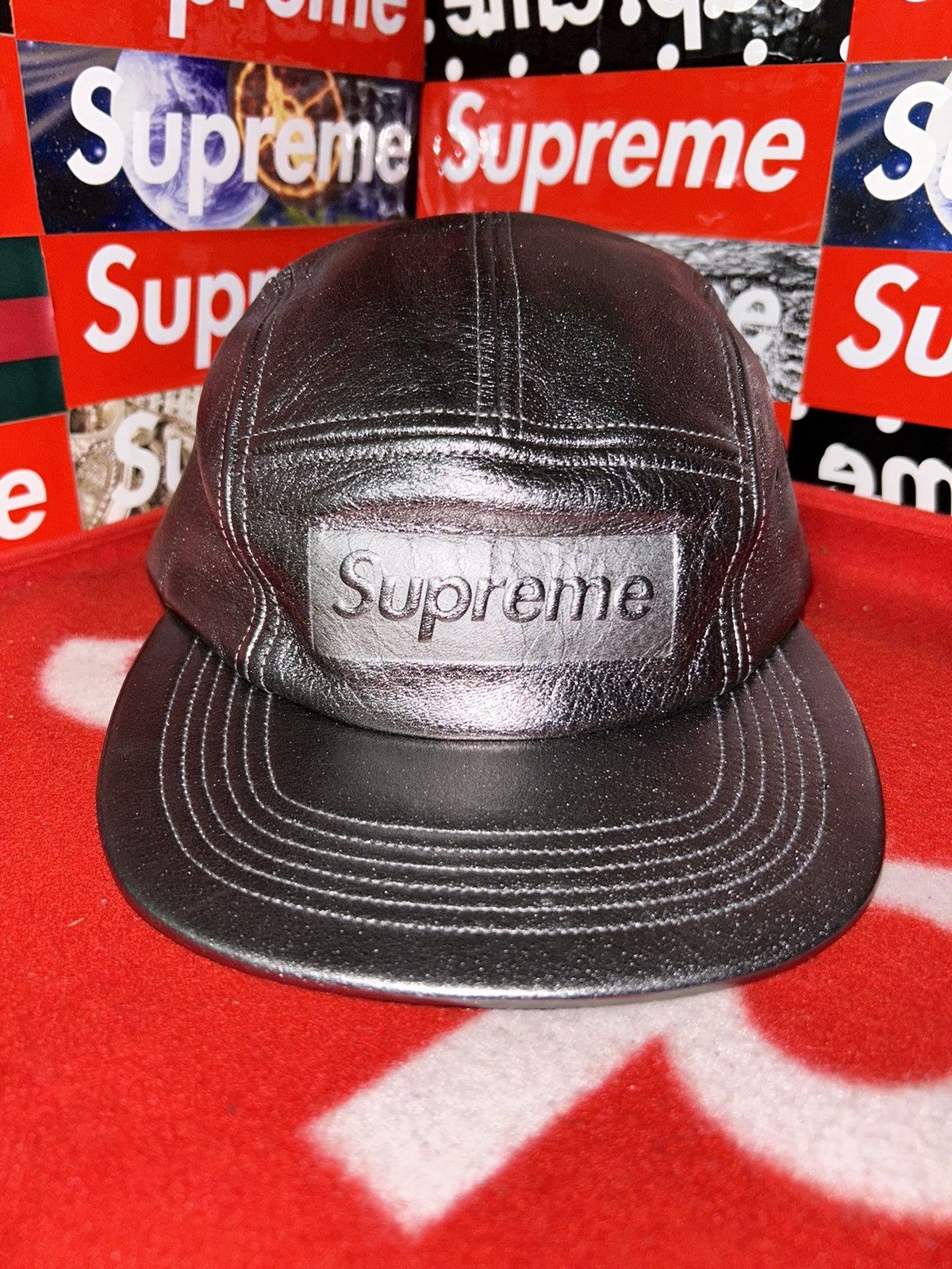 Supreme Bones Logo 5-Panel ブラック 21ss Supreme Supreme Bones Logo 5 Panel Navy Camp Cap SS21 NEW | Grailed