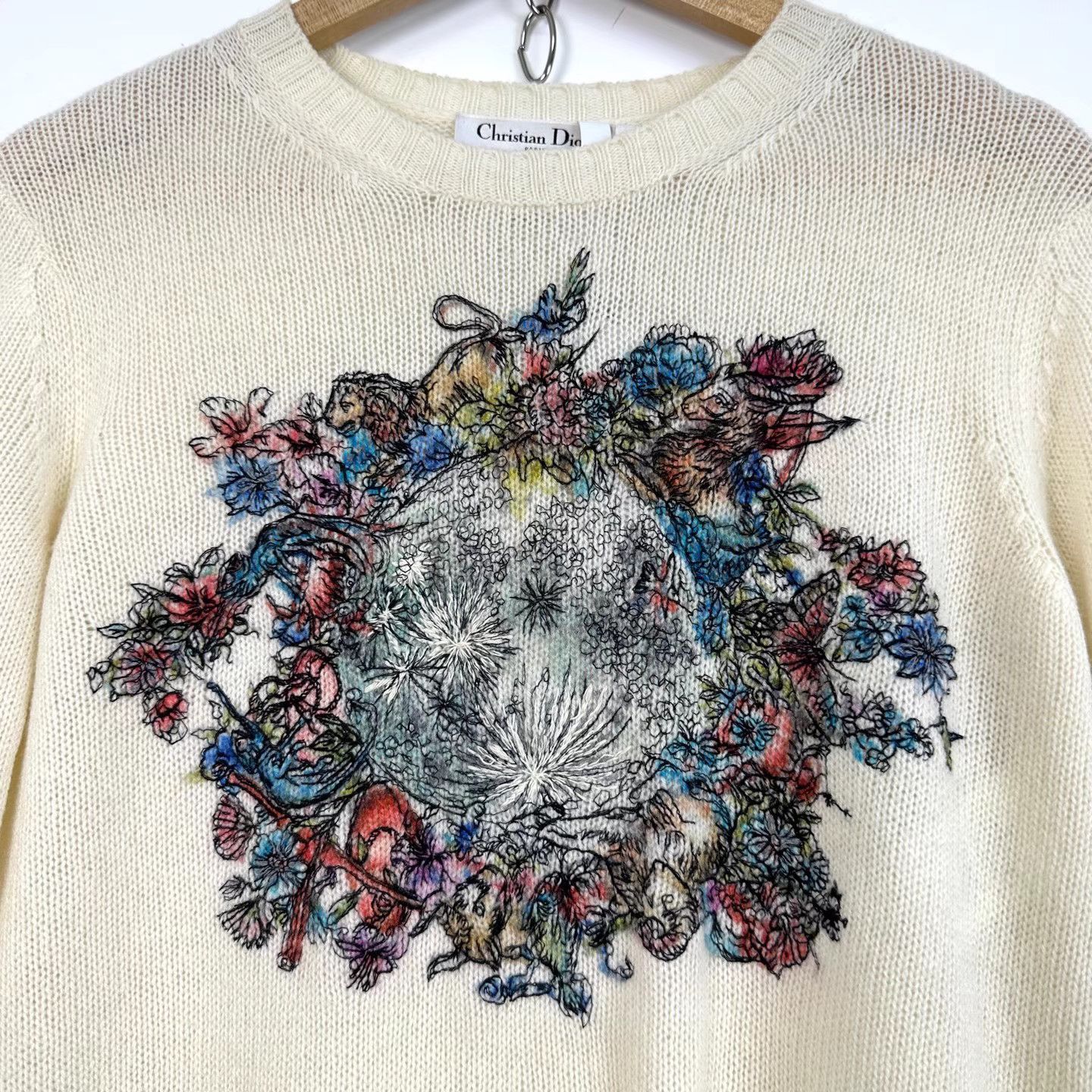 Dior Dior Knitted Wool Sweater K12 Size XS / US 0-2 / IT 36-38 - 4 Thumbnail