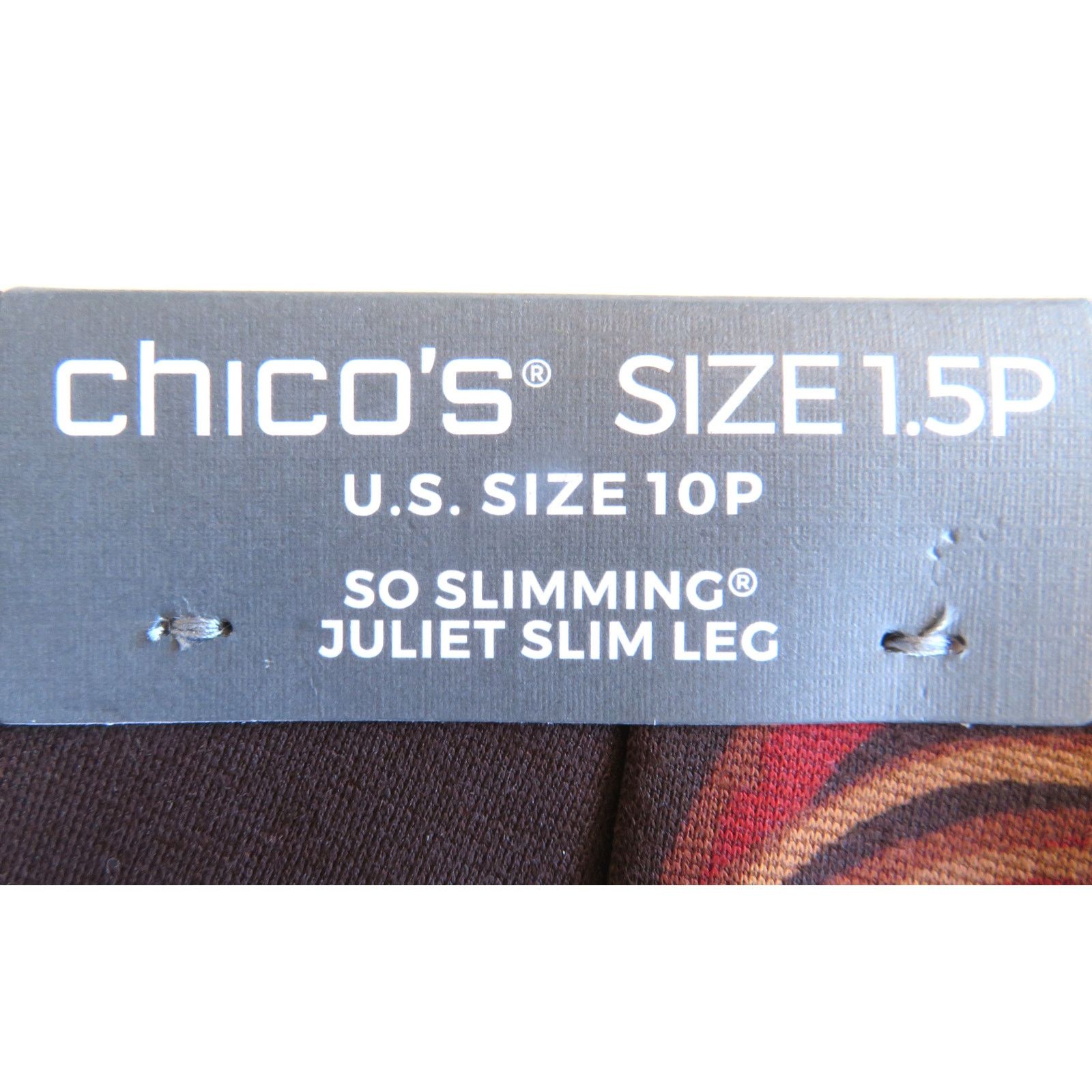 Chicos CHICO's Petite Sz 1.5 10P Juliet Ponte Floral Ankle Pants Size 32" / US 10 / IT 46 - 7 Thumbnail