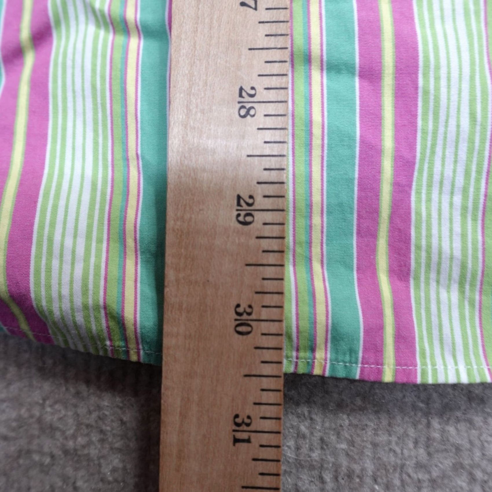 Polo Ralph Lauren Polo Ralph Lauren Shirt Medium Green Striped Polo Ralph Lauren Shirt M Green Striped Button-Up Long Sleeve Cotton Adult Mens Size US M / EU 48-50 / 2 - 5 Thumbnail