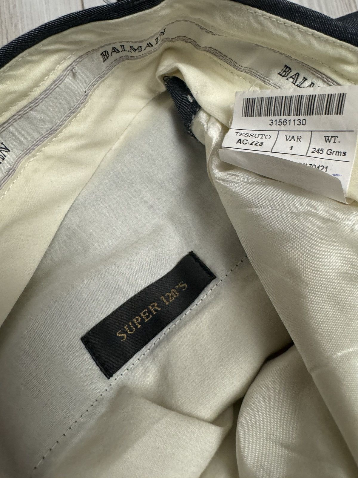 Balmain Vintage Balmain casual Wool Pants Super 120 Luxury Designer Size US 34 / EU 50 - 11 Thumbnail