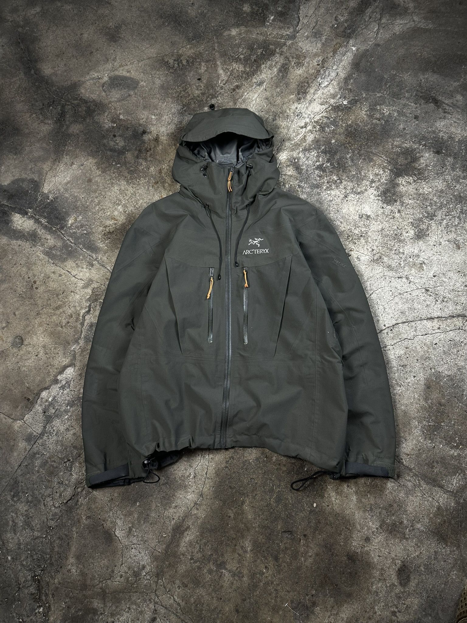 Arc'teryx 2002 Alpha SV Olive Java Gore Tex XCR Shell Vintage Beta