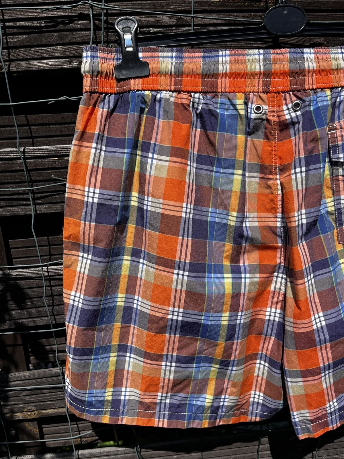 Polo Ralph Lauren × Ralph Lauren 🩳 POLO RALPH LAUREN PLAID SWIM TRUNKS STREETWEAR Y2K SHORTS Size US 38 / EU 54 - 13 Thumbnail