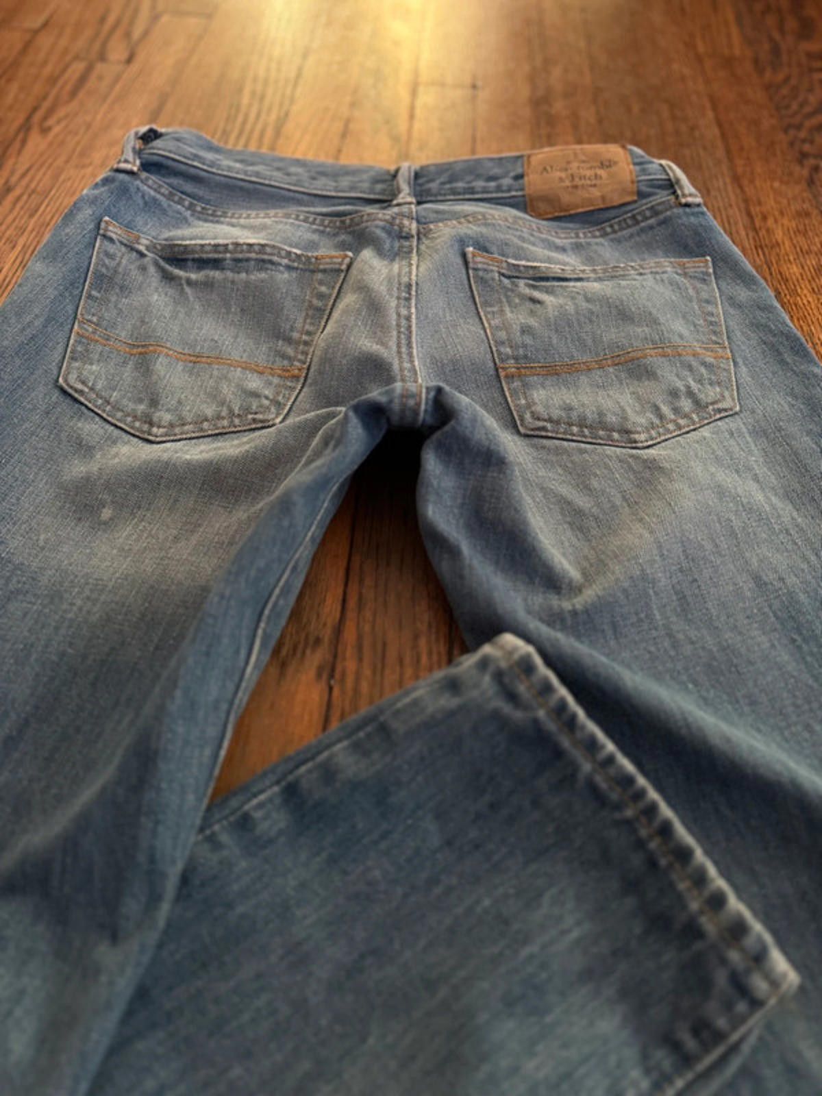 Abercrombie & Fitch A&F Jeans -Light Wash- 30x32 Size US 30 / EU 46 - 5 Thumbnail