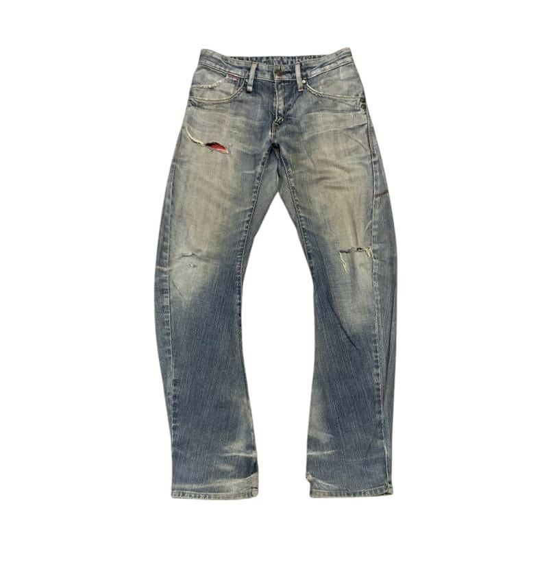 Edwin Vintage Edwin Curve Leg Jeans Distressed Size US 30 / EU 46 - 1 Thumbnail