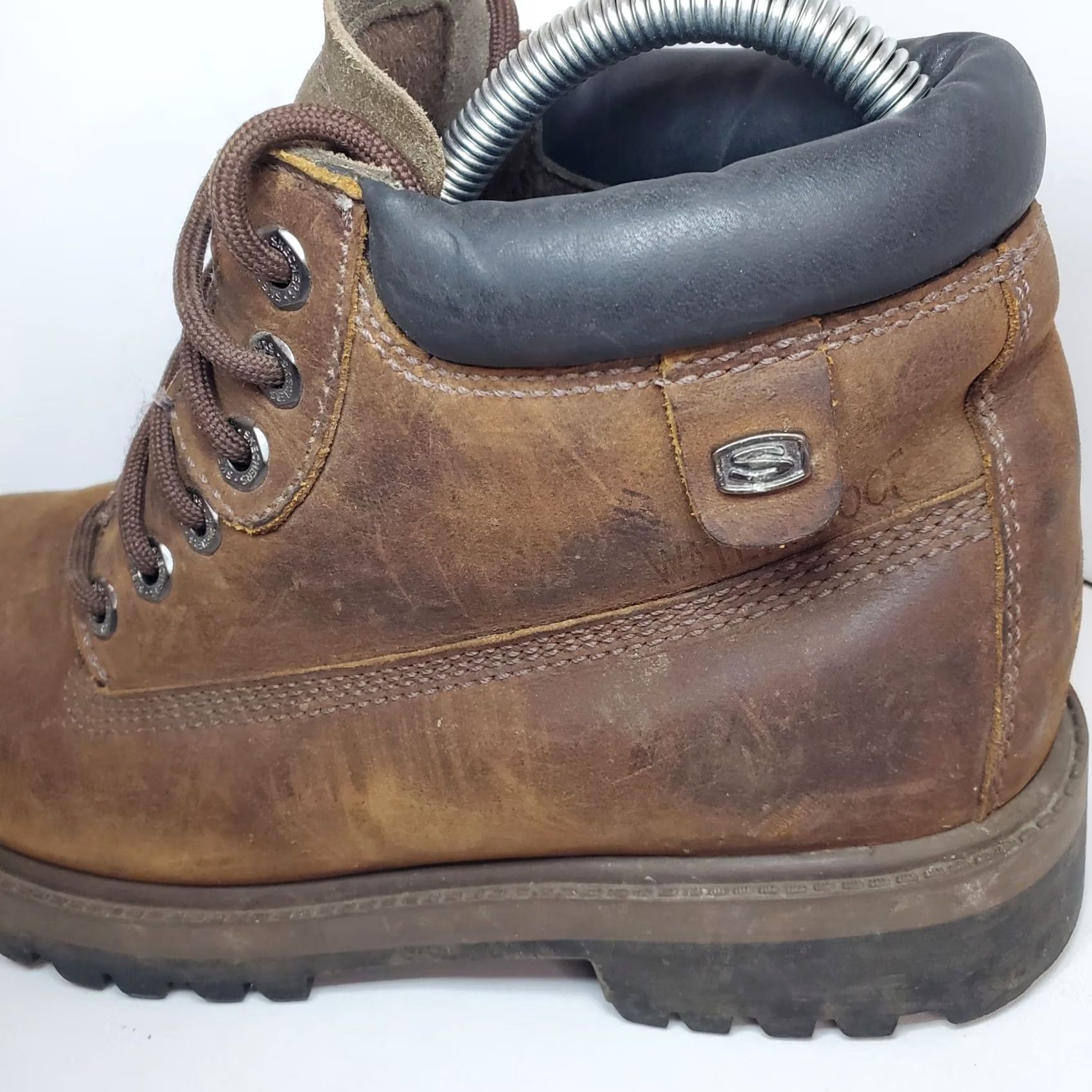 SKECHERS Skechers Sergeants Verdict Chukka Boot Brown Waterproof Leather Mens 6.5 Shoes Boots Size US 7 / EU 40 - 2 Thumbnail