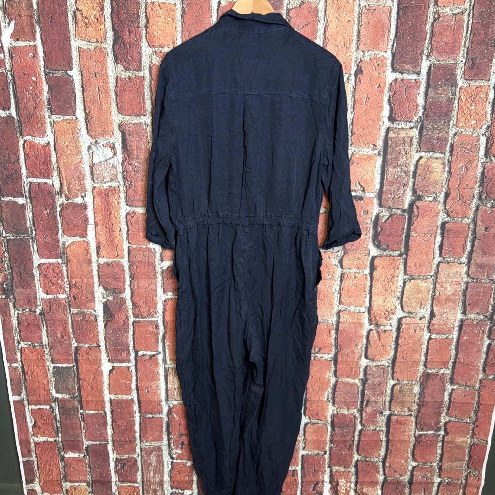 Abercrombie & Fitch Abercrombie & Fitch Jumpsuit Long Sleeve Utility XL Blue Chambray Workwear Shirt/Jumpsuit Women Regular Sized Size XL / US 12-14 / IT 48-50 - 3 Thumbnail