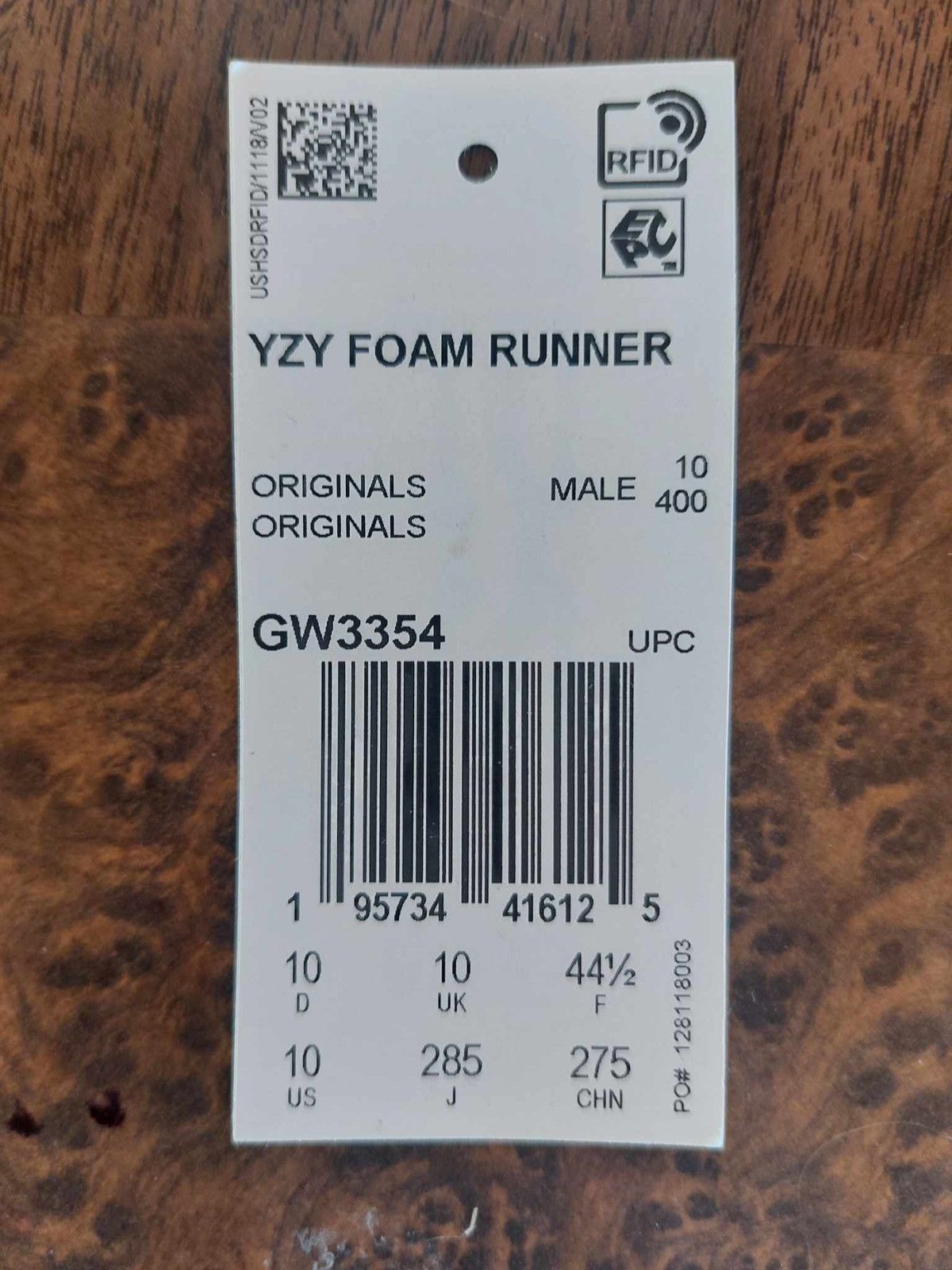Ochre Yeezy Foam Runners