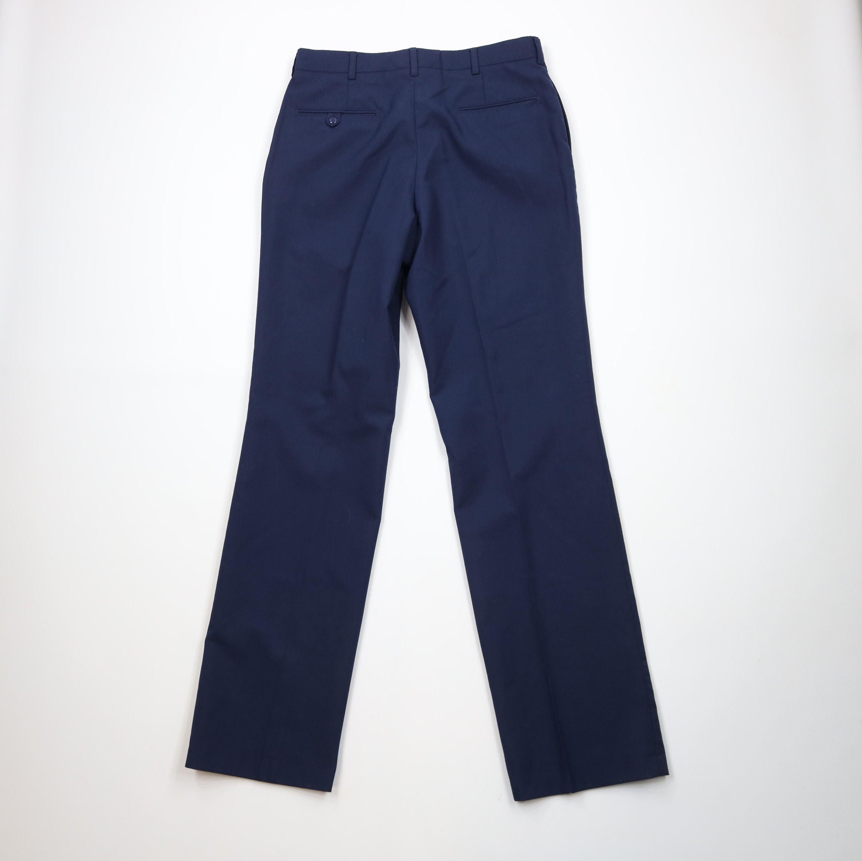 Vintage Vintage 90s Streetwear Wide Leg Chino Pants Navy Blue USA Size US 32 / EU 48 - 9 Thumbnail
