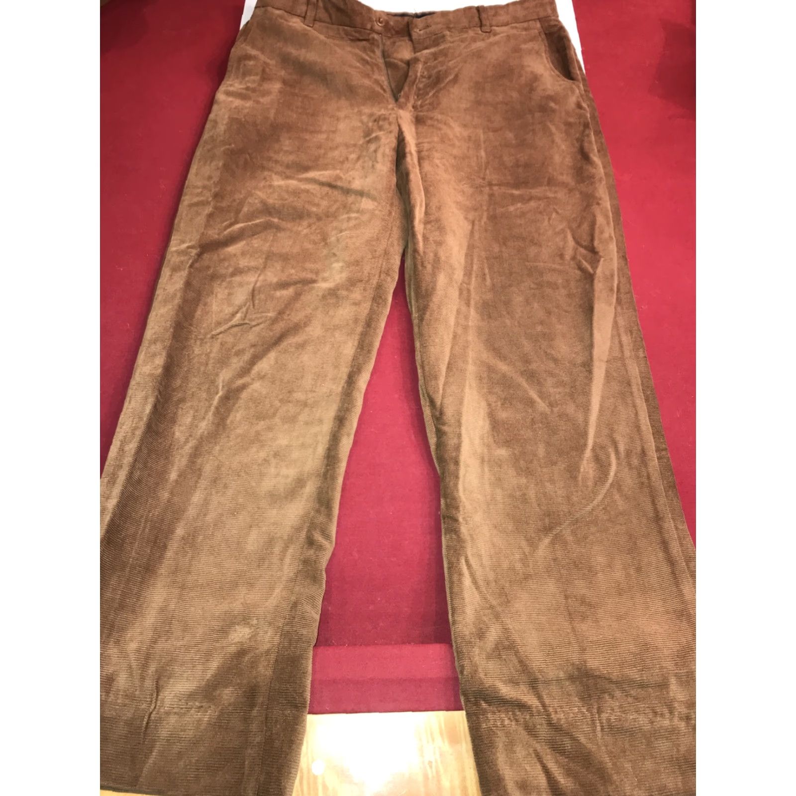 Vintage VINTAGE Henry Jacobson Brown Corduroy Pants Men 36 Classic Fit Brown Cotton Tencel Corduroy Pants 90s Fashion Mens Size US 36 / EU 52 - 3 Thumbnail