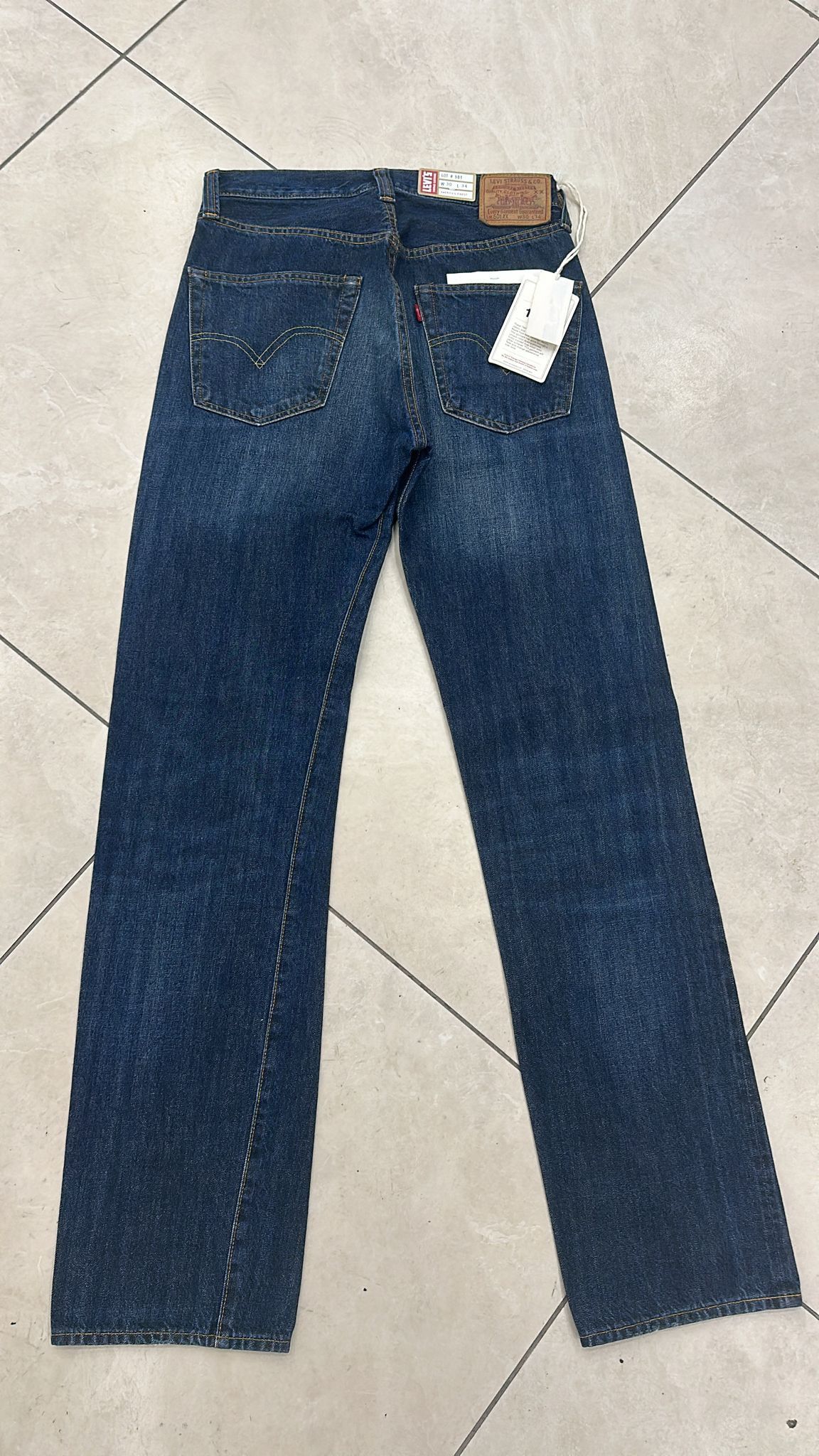 Levi's Vintage Clothing LVC Levi's Vintage Clothing 1947 501XX BigE Selvedge Jeans Size US 30 / EU 46 - 2 Thumbnail