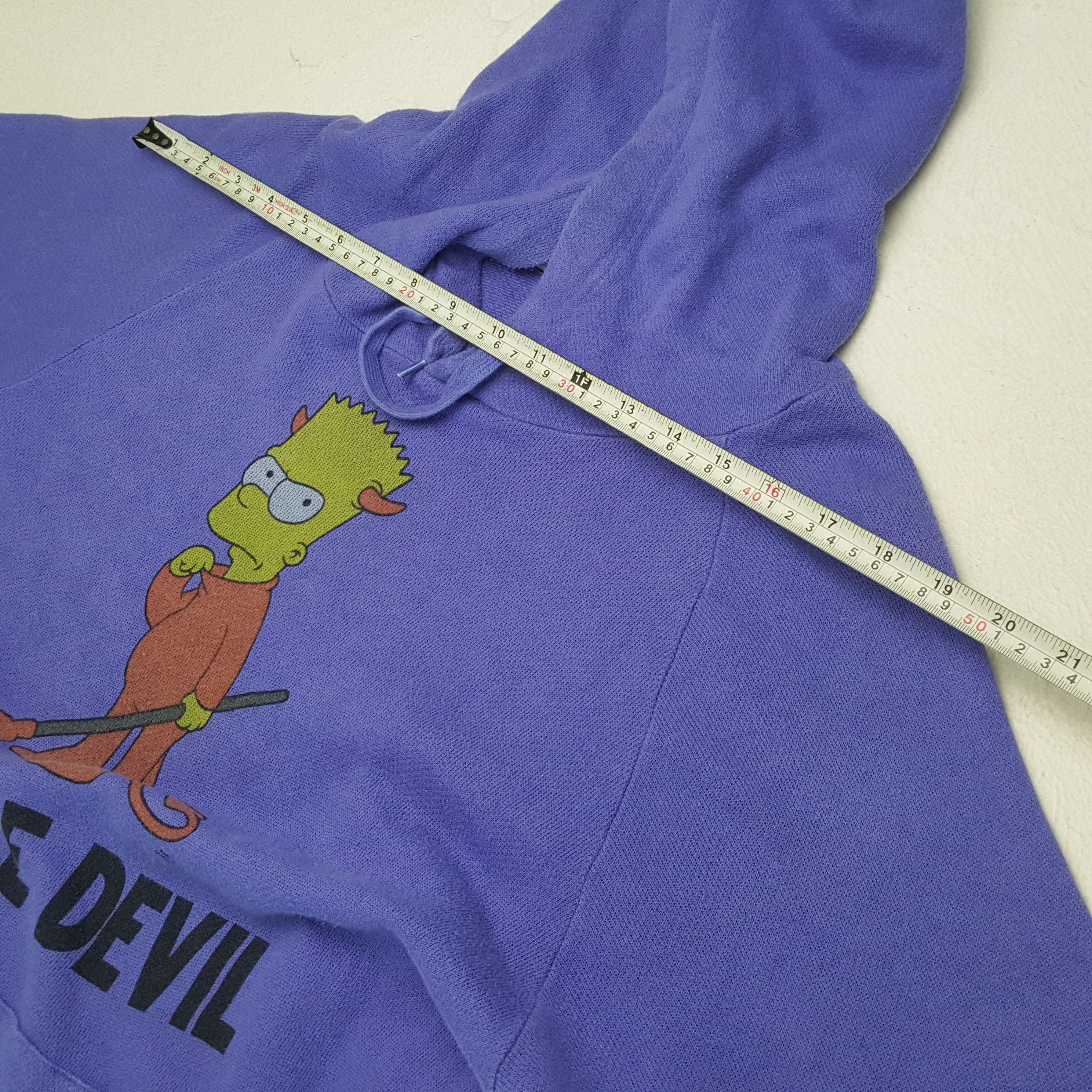 Cartoon Network × The Simpsons × Vintage Vintage THE SIMPSONS Little Devil Style Hoodies Size US S / EU 44-46 / 1 - 5 Thumbnail