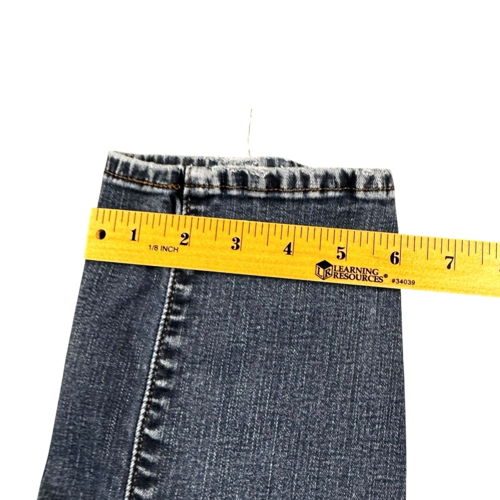 Levi's Levi's Jeans Skinny Woman 8 Mid Rise Classic Fit Stretch Denim Blue Pockets Zipper 28in Inseam Size 30" / US 8 / IT 44 - 7 Thumbnail