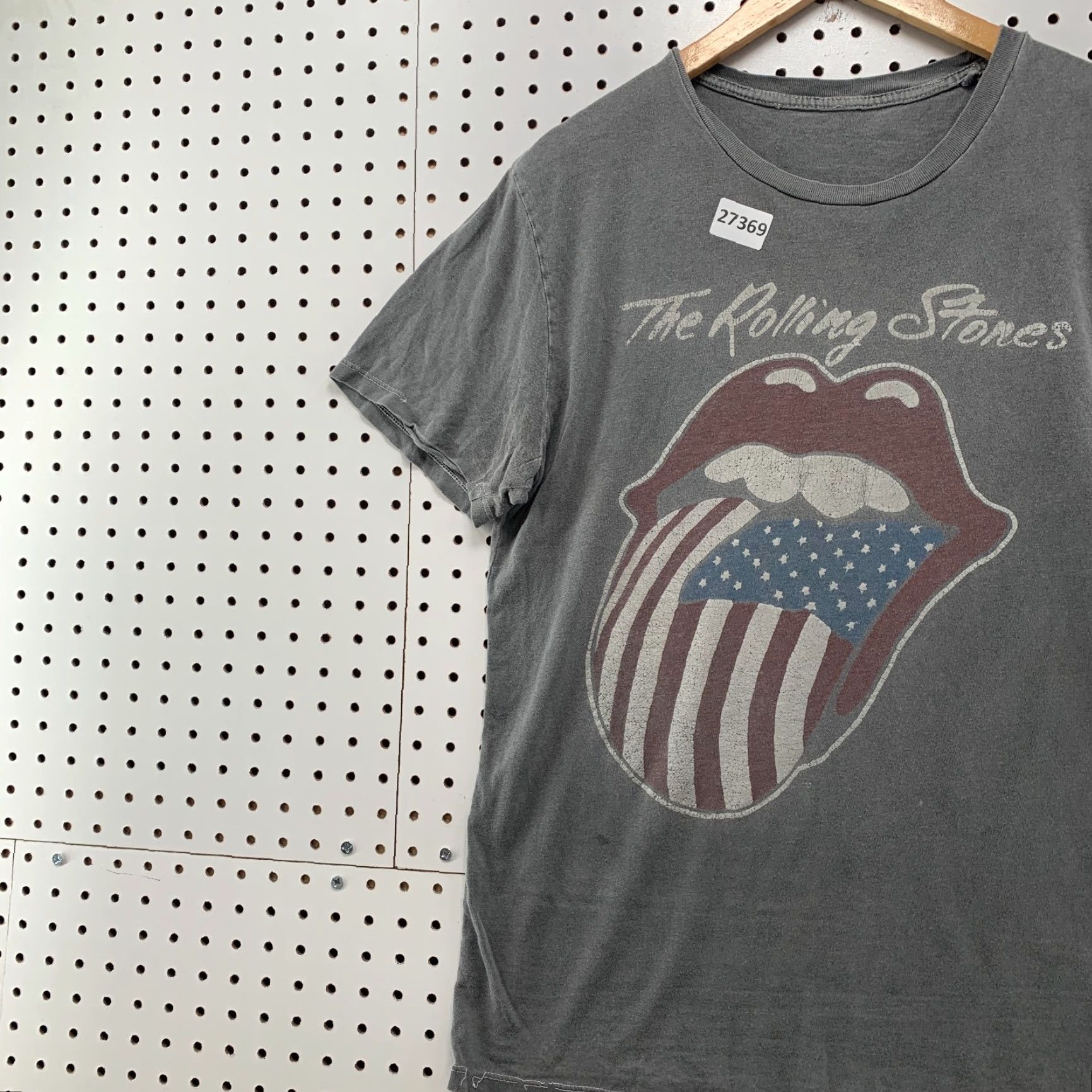 Vintage VINTAGE The Rolling Stones Shirt Unisex Adult T-Shirt Gray L Band Music 90s Mens Size US L / EU 52-54 / 3 - 3 Thumbnail