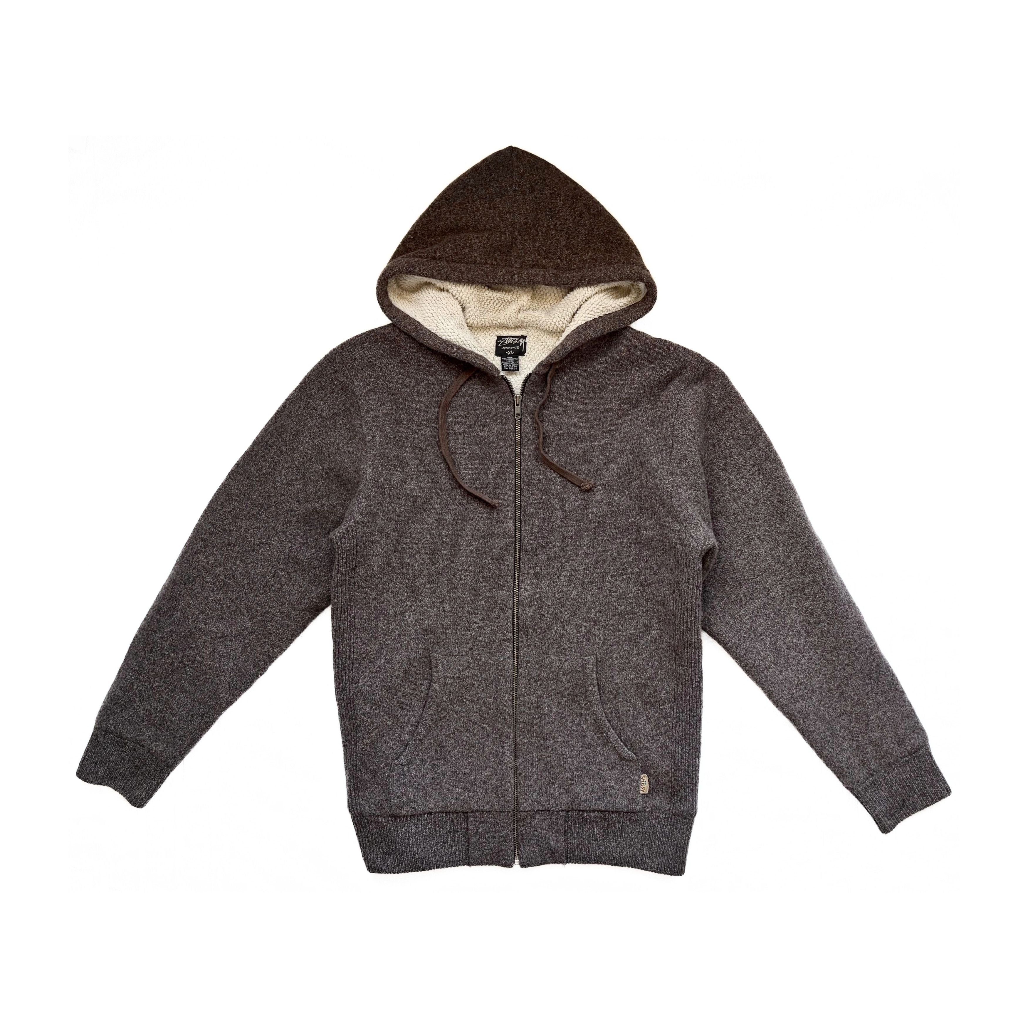 Stussy Stussy Chunky knit zip up hoodie | Grailed