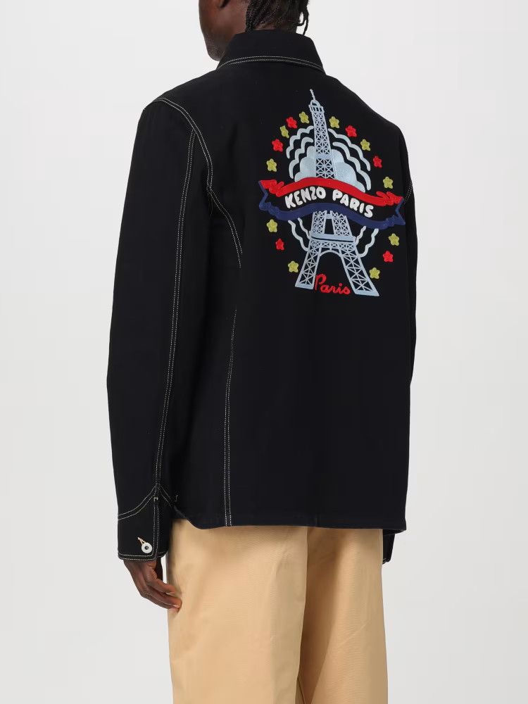 Kenzo o1mris0824 Drawn Jacket in Black Size US M / EU 48-50 / 2 - 6 Thumbnail