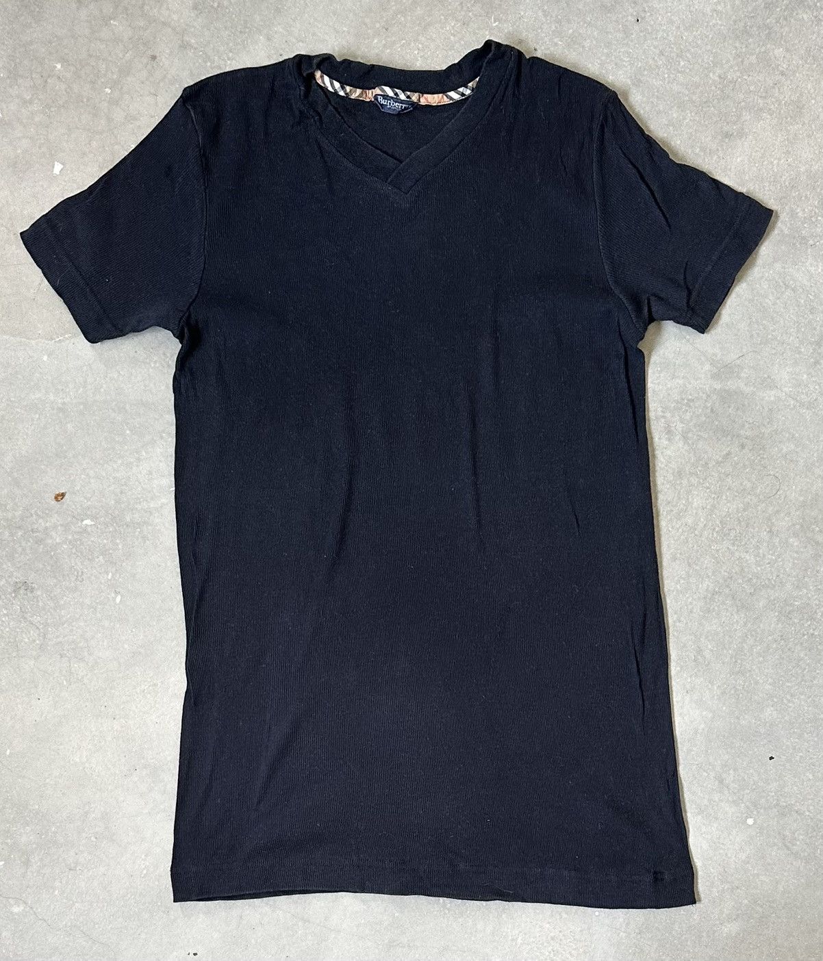 Burberry BUERBERRY V NECK BASIC TEE Size US S / EU 44-46 / 1 - 1 Thumbnail