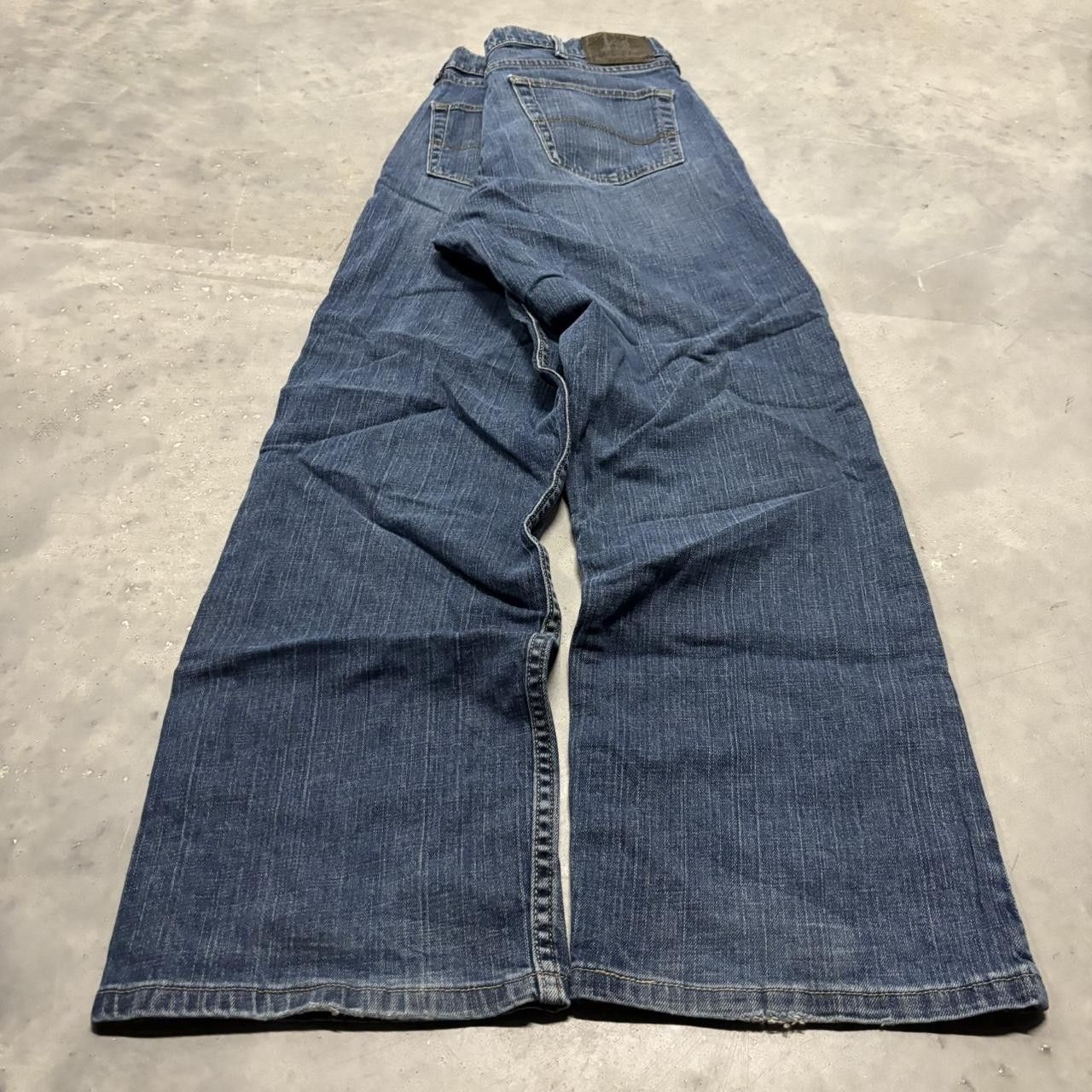 Japanese Brand × Vintage Crazy Vintage Y2K/2000s Grunge Dark Wash Skater Denim Jeans! Size US 34 / EU 50 - 4 Thumbnail