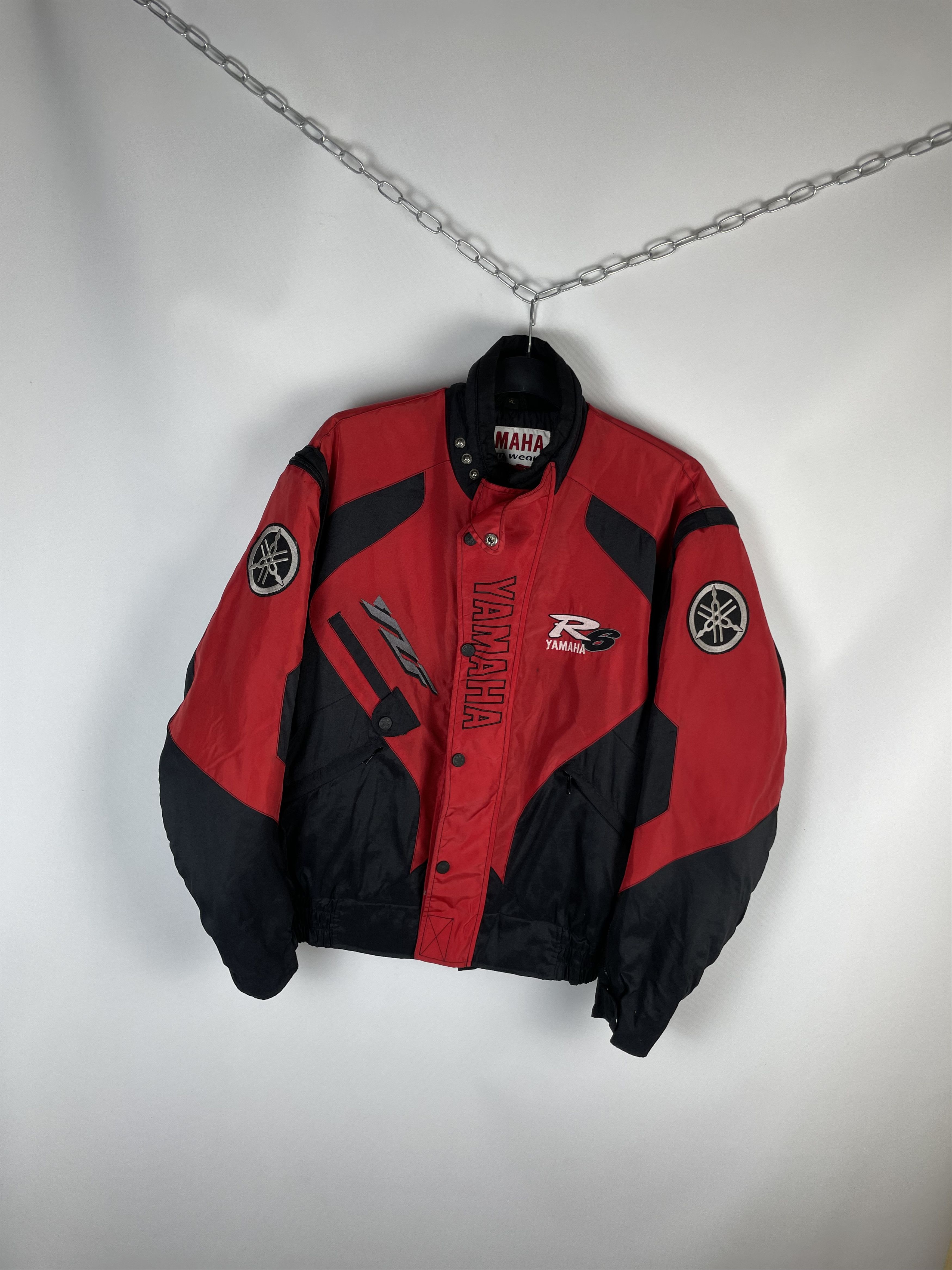 Vintage YAMAHA R6 vintage logo racing jacket Size US XL / EU 56 / 4 - 2 Thumbnail