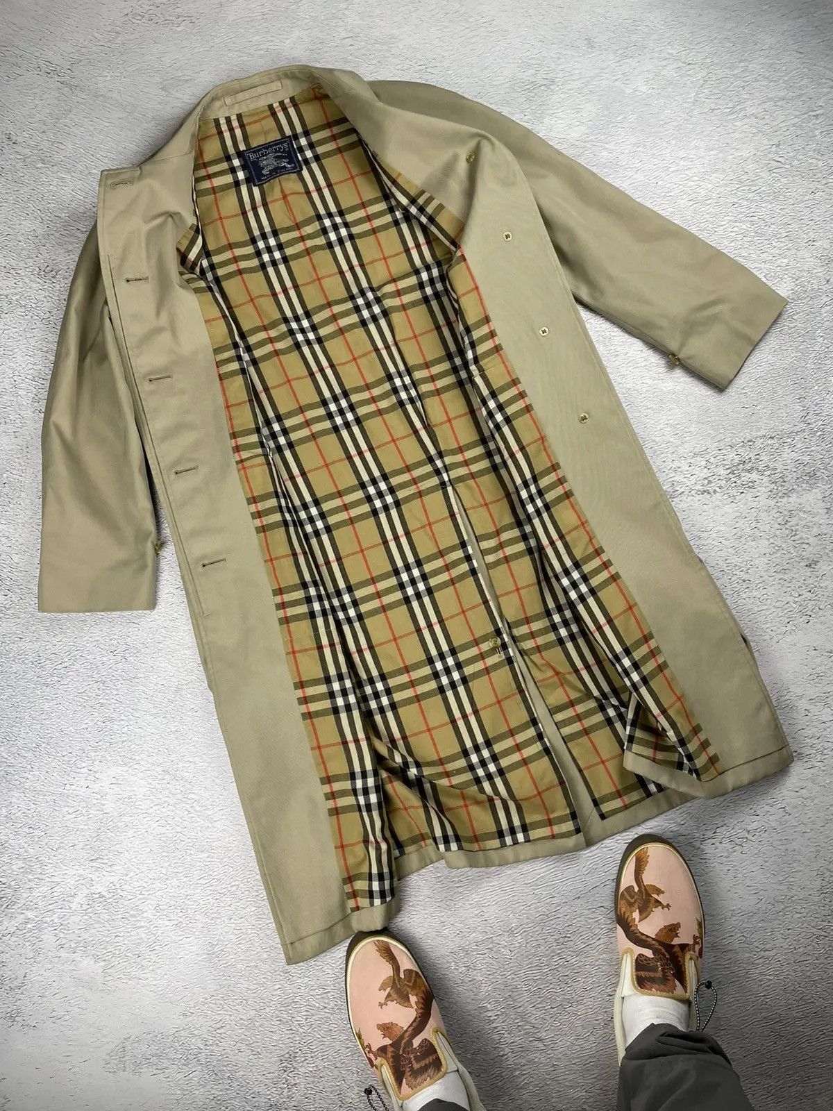 Burberry Vintage Burberry Trench Coat Size US S / EU 44-46 / 1 - 1 Thumbnail