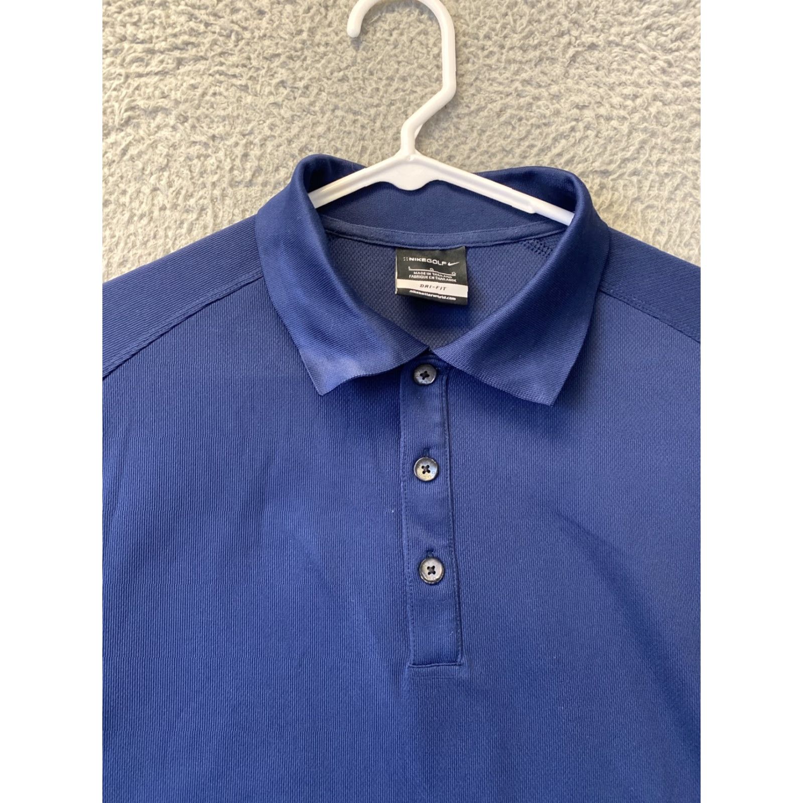 Nike Nike Golf Polo Shirt Mens L Navy Swoosh Drifit Casual Outdoor /40-72 Size US L / EU 52-54 / 3 - 2 Thumbnail