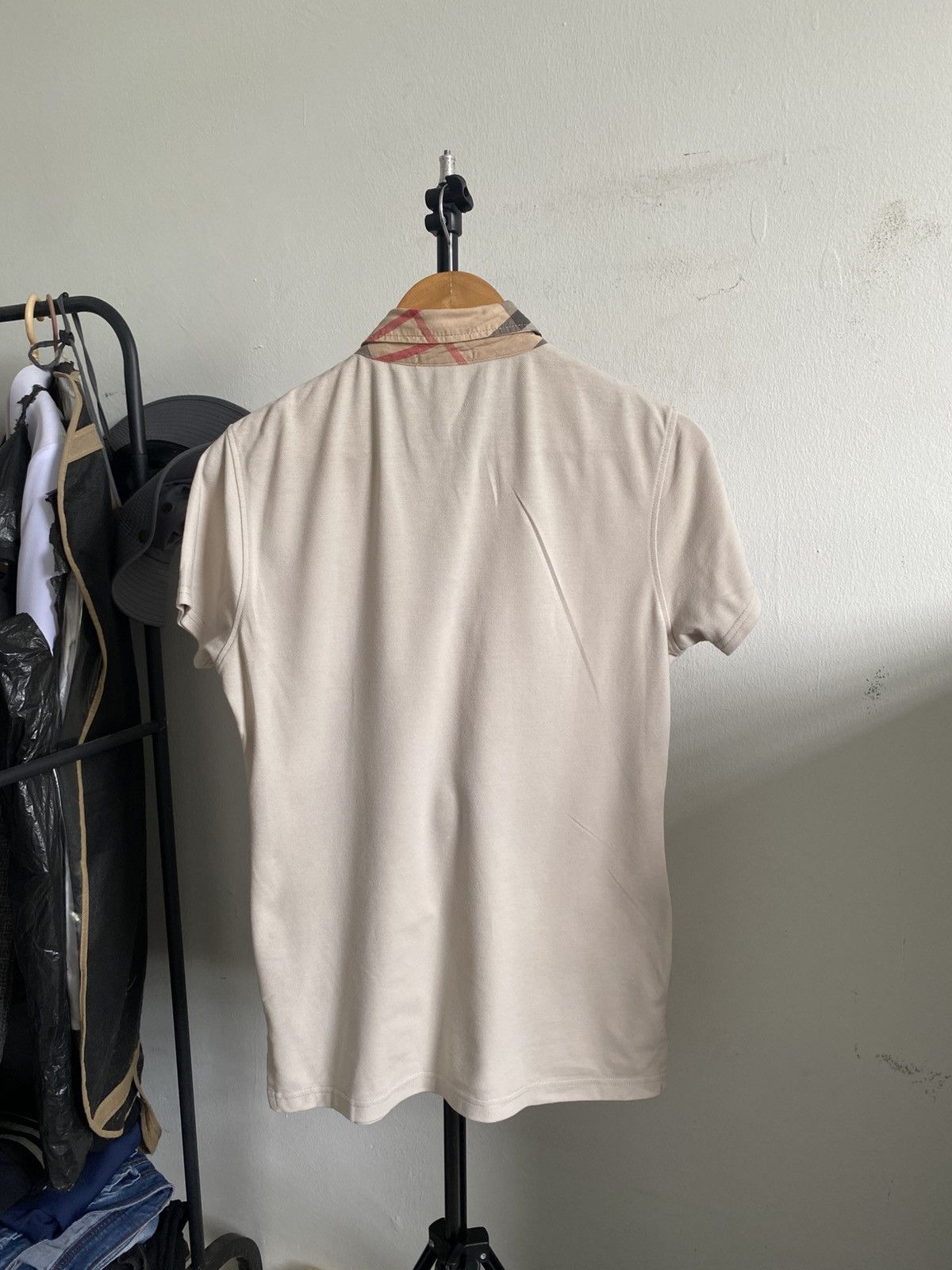 Burberry 🔥 OFFER ME NOW🔥 🔥 Burberry Novacheck Polo Colar Shirt Women Size L / US 10 / IT 46 - 10 Thumbnail